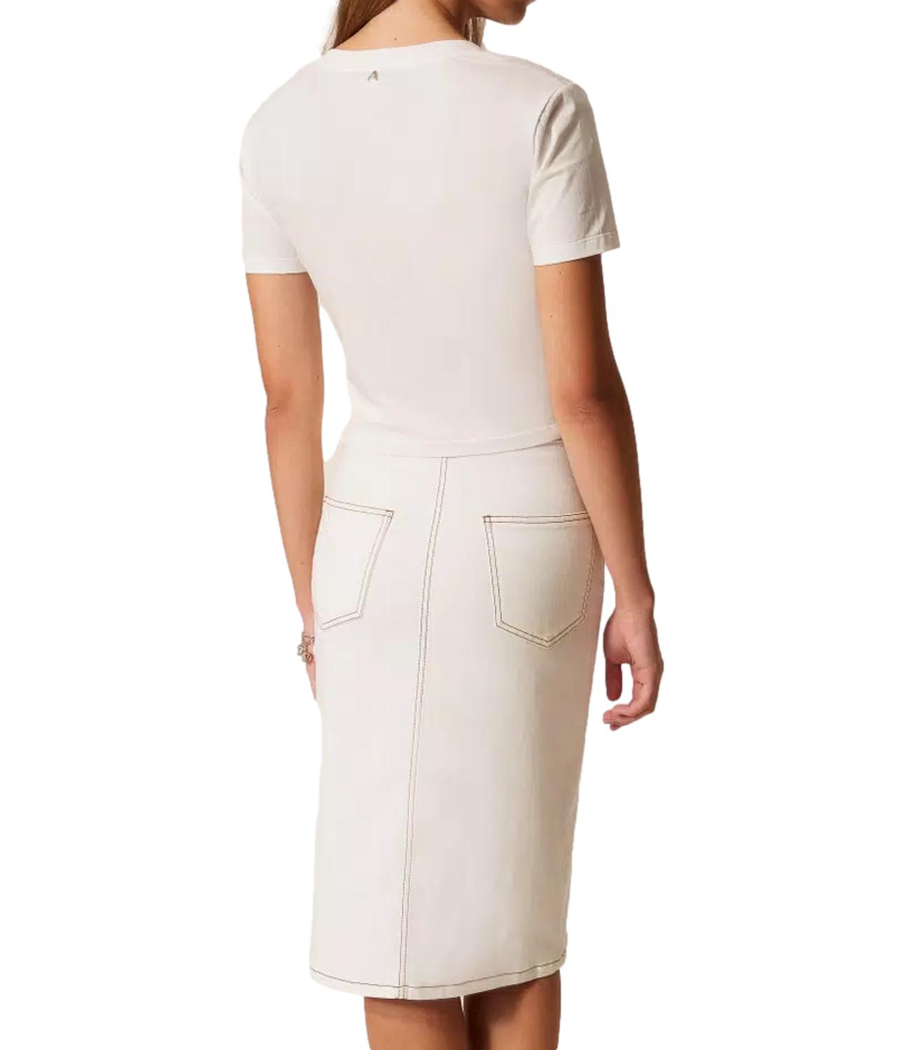 Actitude Twinset T-Shirt Off White da Donna