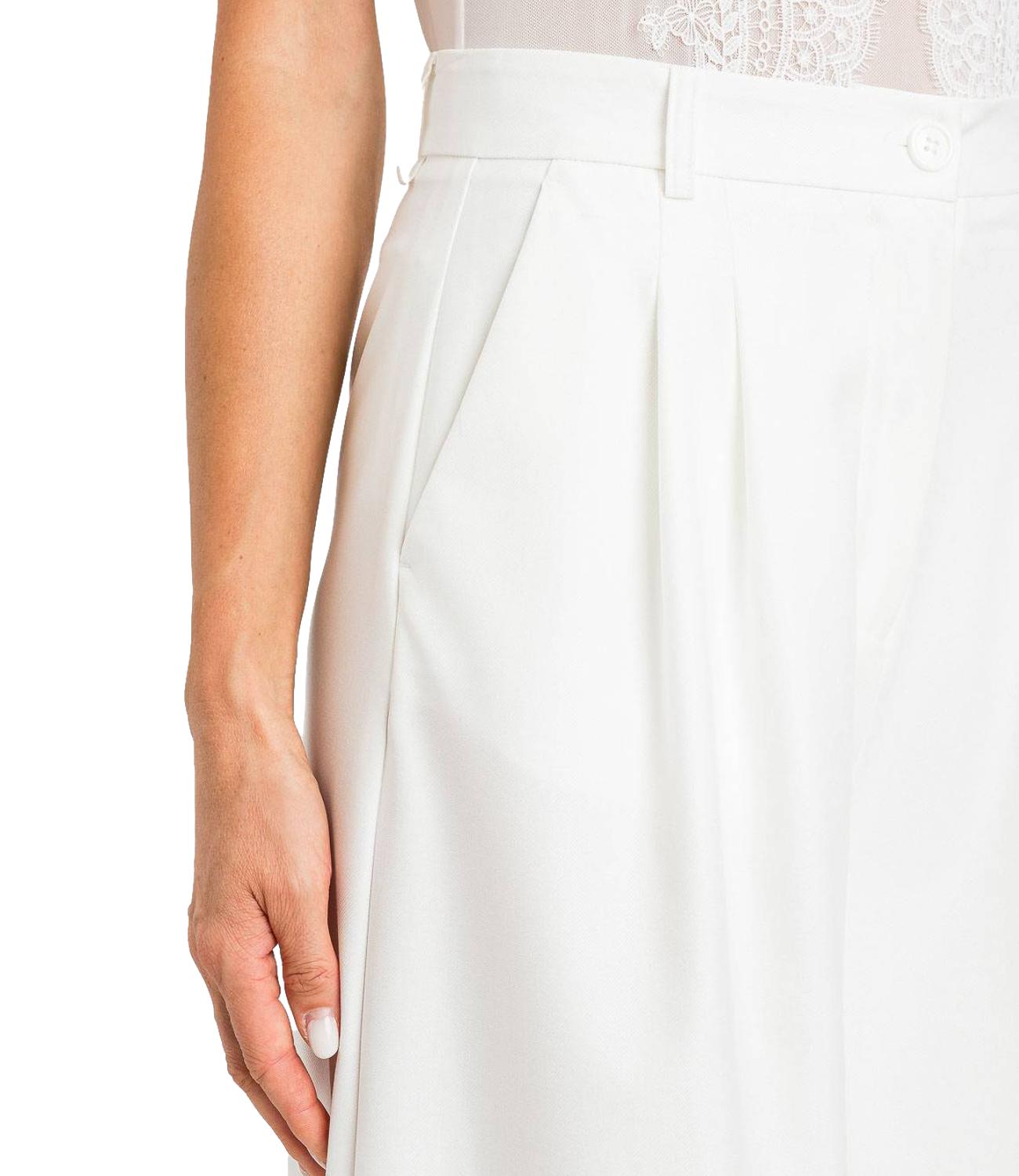 Actitude Twinset Pantalone Off White da Donna