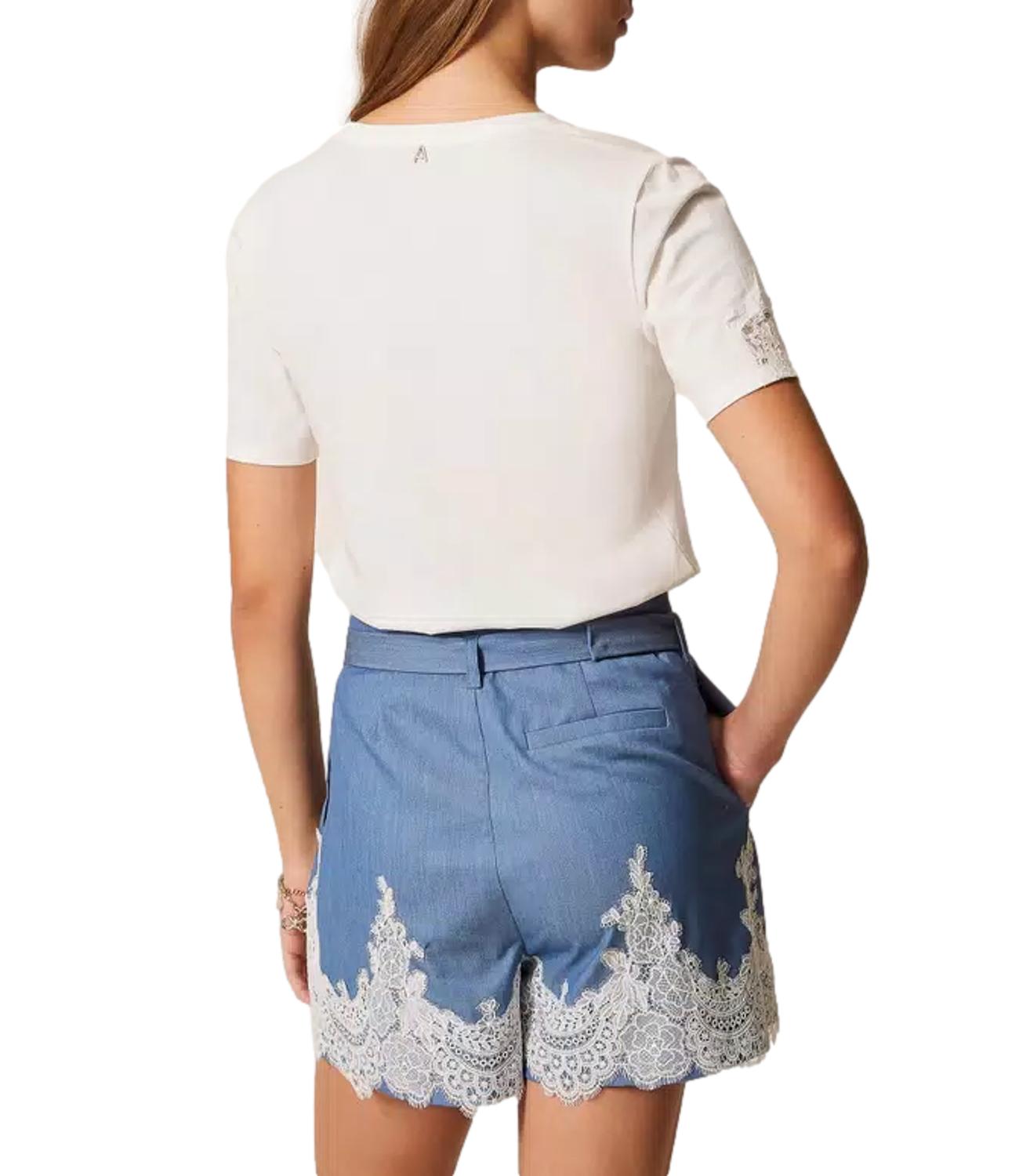 Actitude Twinset T-Shirt Off White da Donna