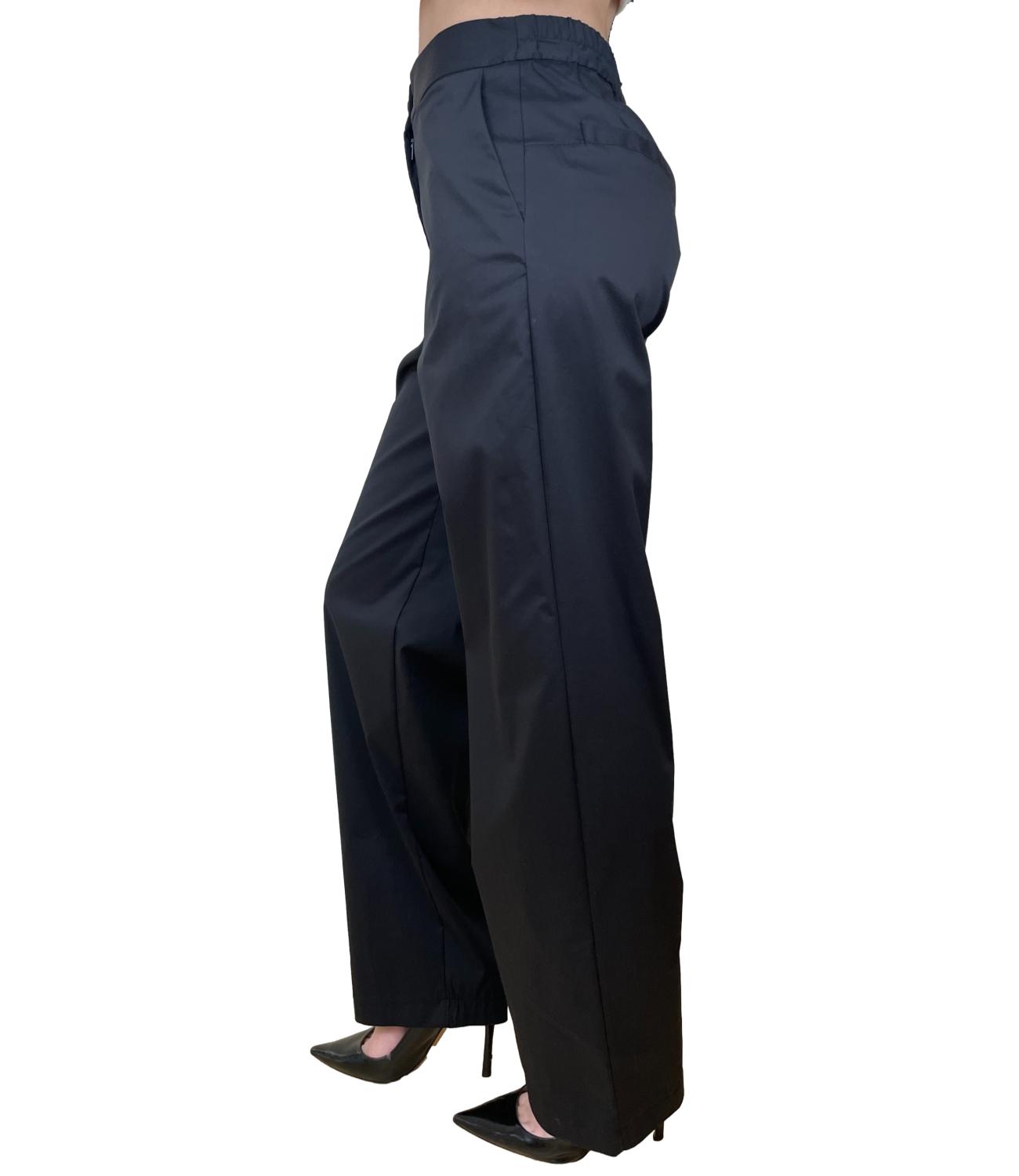 Angela Davis Pantalone Nero da Donna