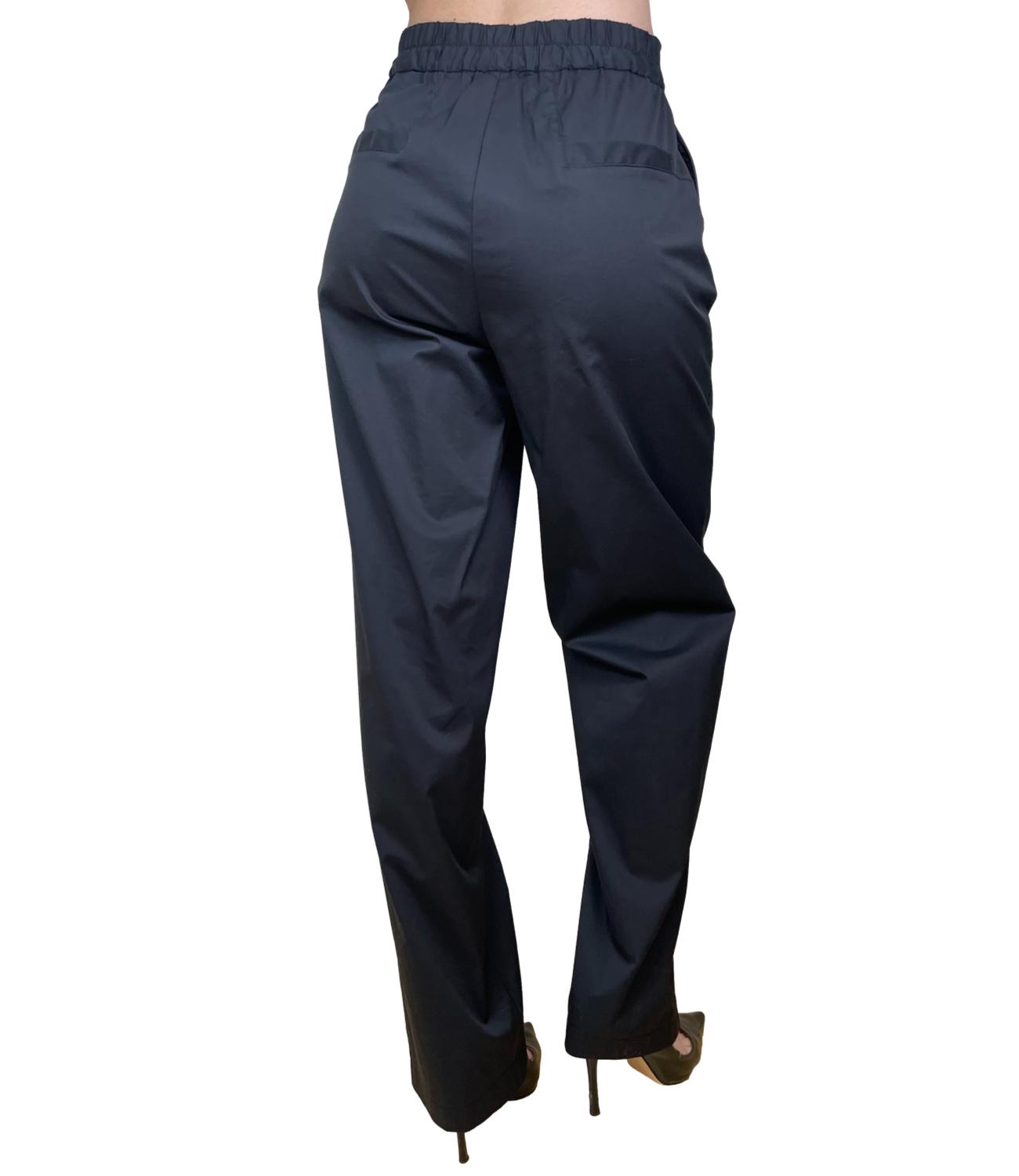 Angela Davis Pantalone Nero da Donna