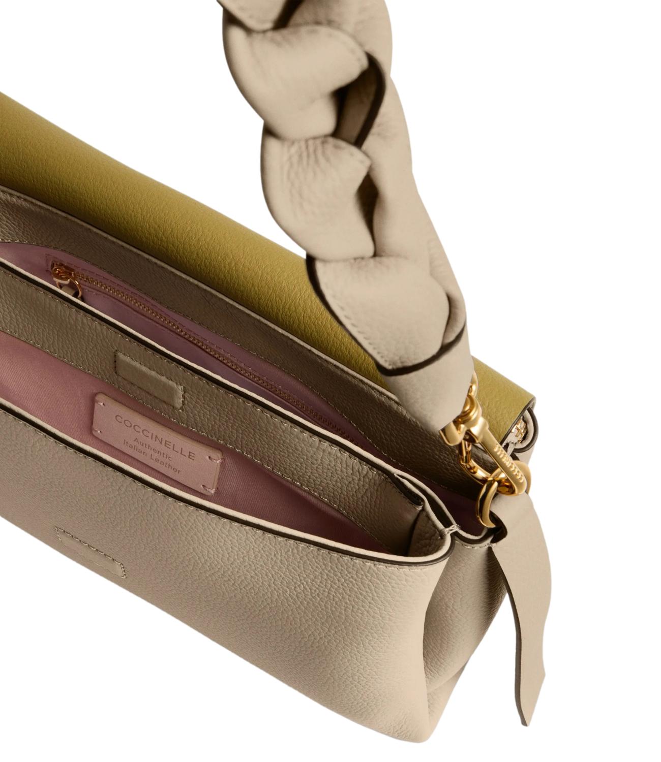 COCCINELLE borsa sabbia/verde donna