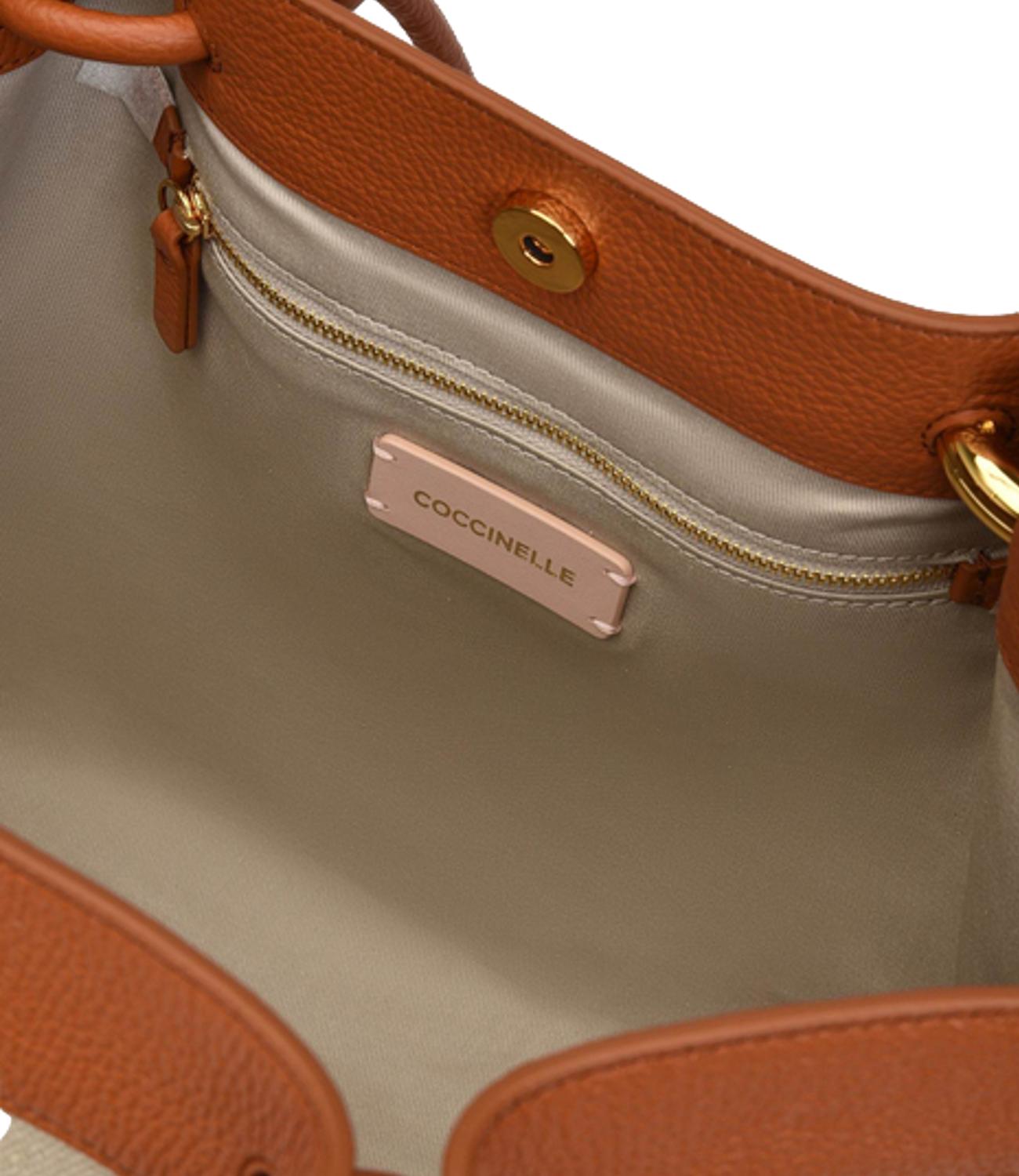 COCCINELLE borsa natural/crab donna