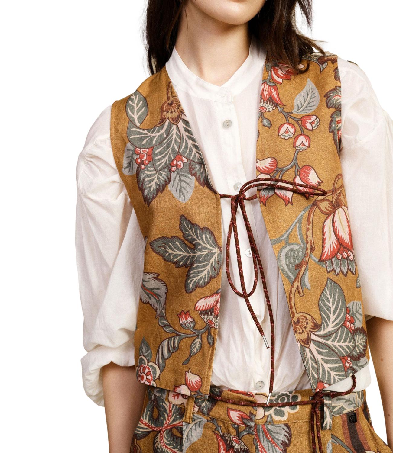 Dixie Gilet Multicolor da Donna