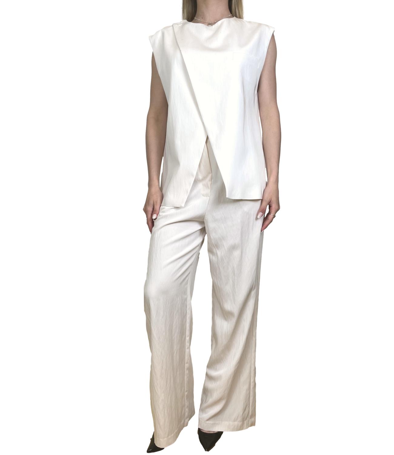 Dixie Pantalone Bianco Donna
