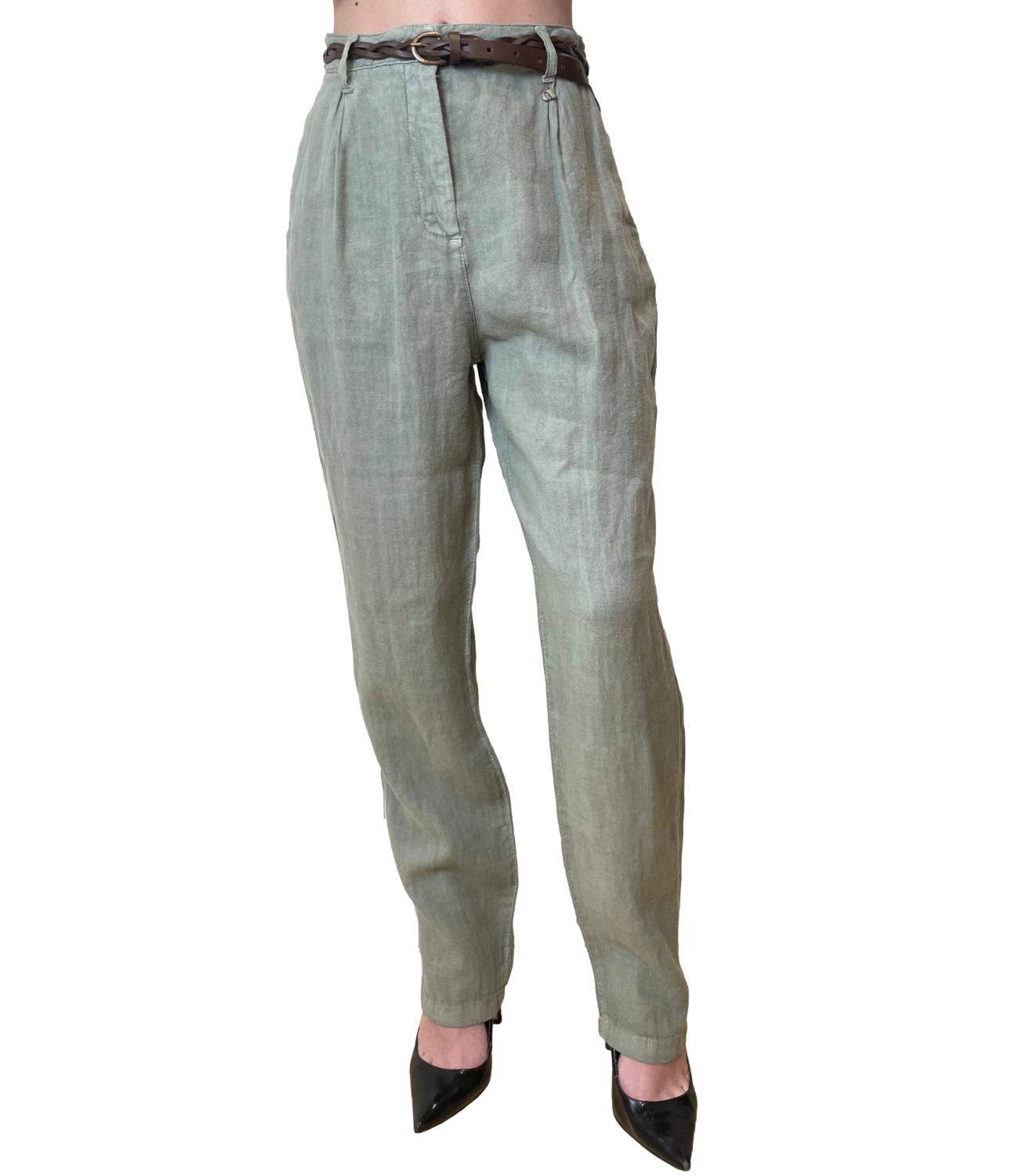 Dixie Pantalone Salvia da Donna