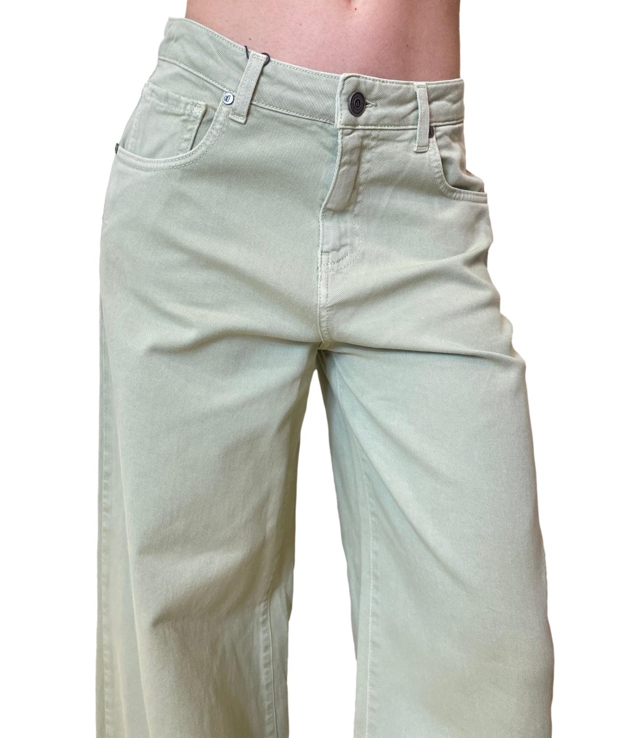 Dixie Pantalone Salvia da Donna