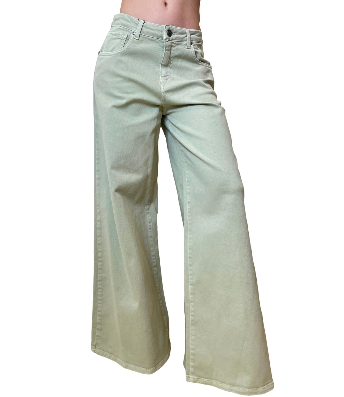 Dixie Pantalone Salvia da Donna