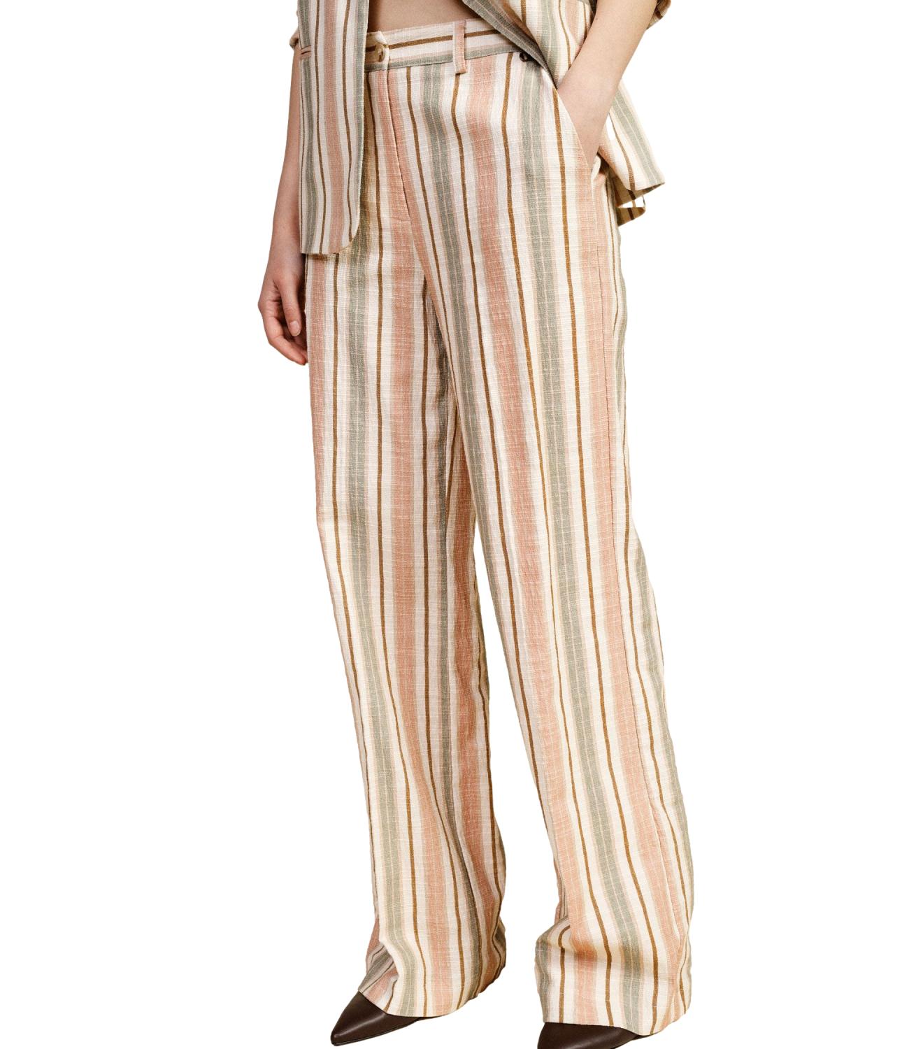 Dixie Pantalone Rosa/verde da Donna