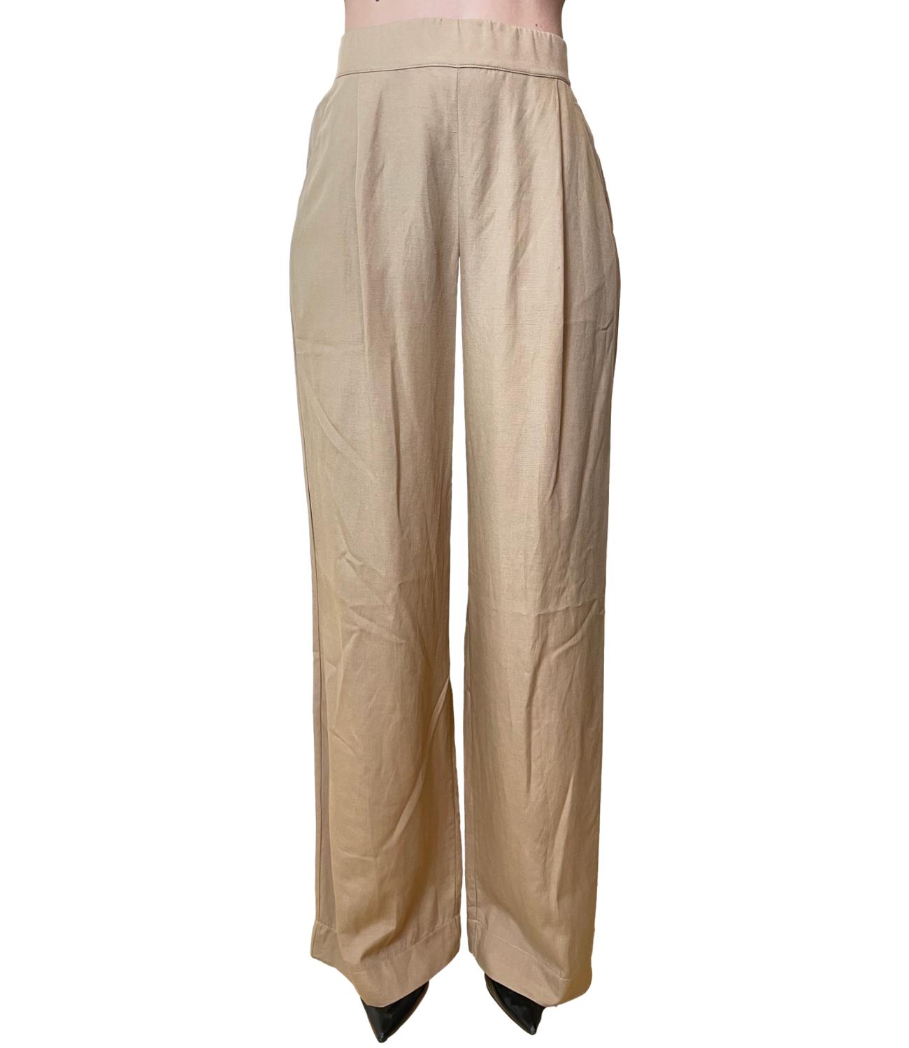 Dixie Pantalone Camel da Donna