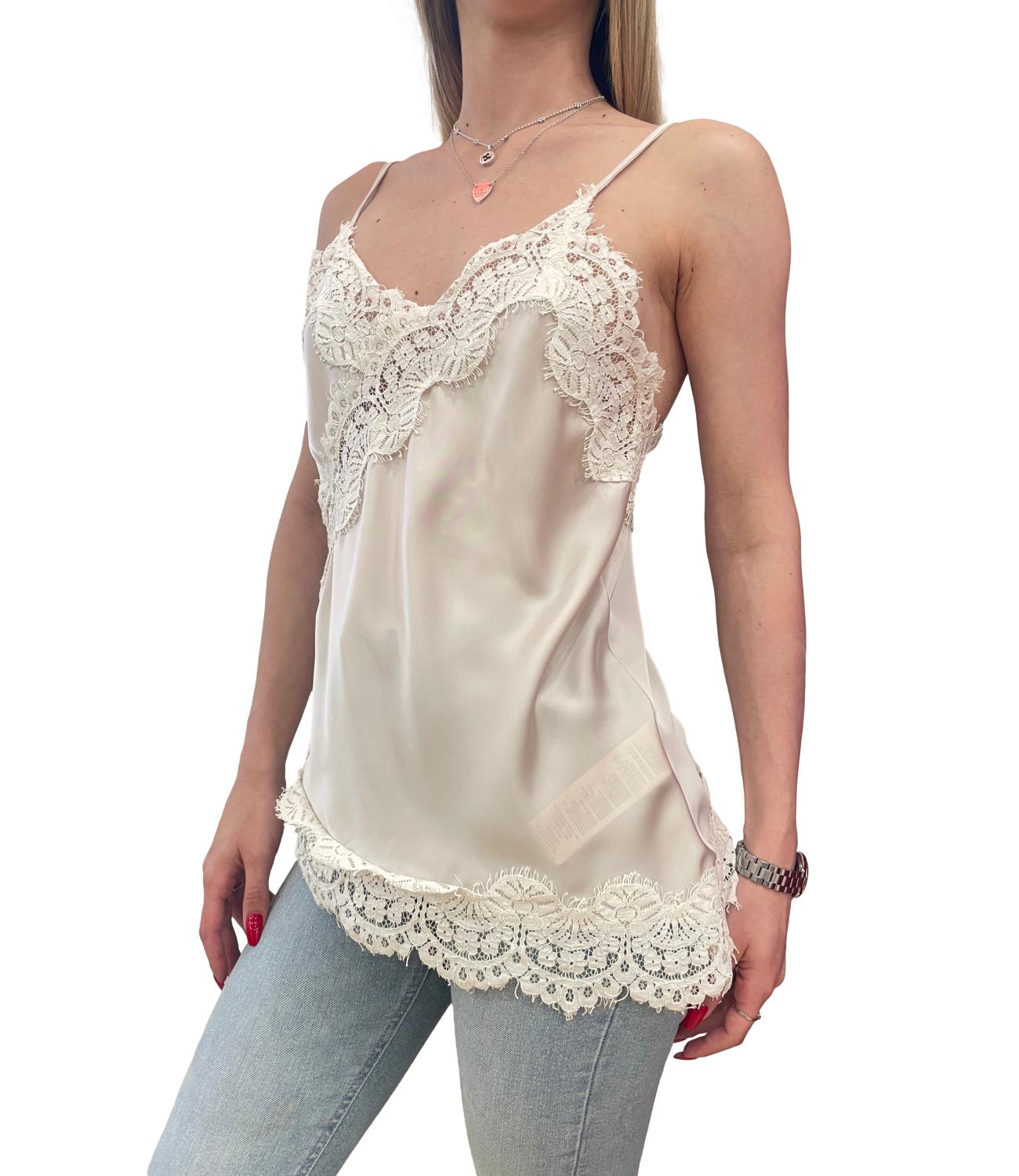 Dixie Canotta Burro Donna