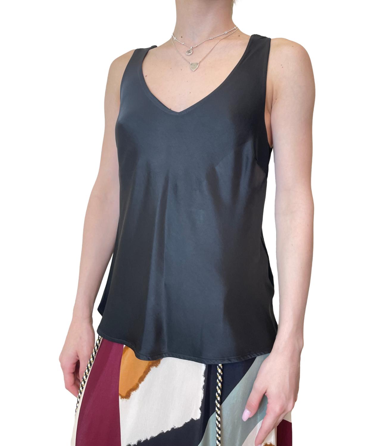 Dixie Canotta Nero da Donna