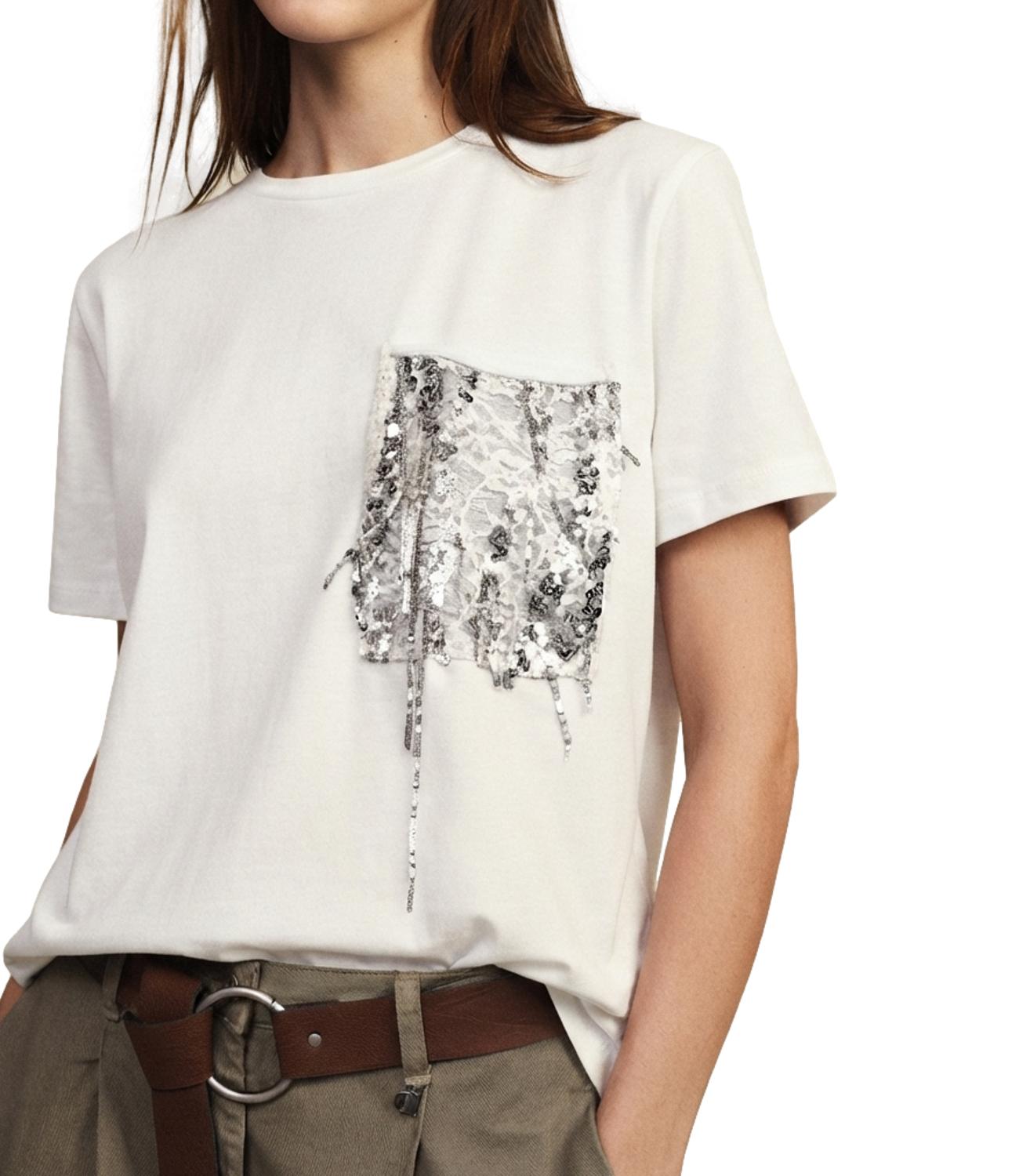 Dixie T-shirt Bianca Donna