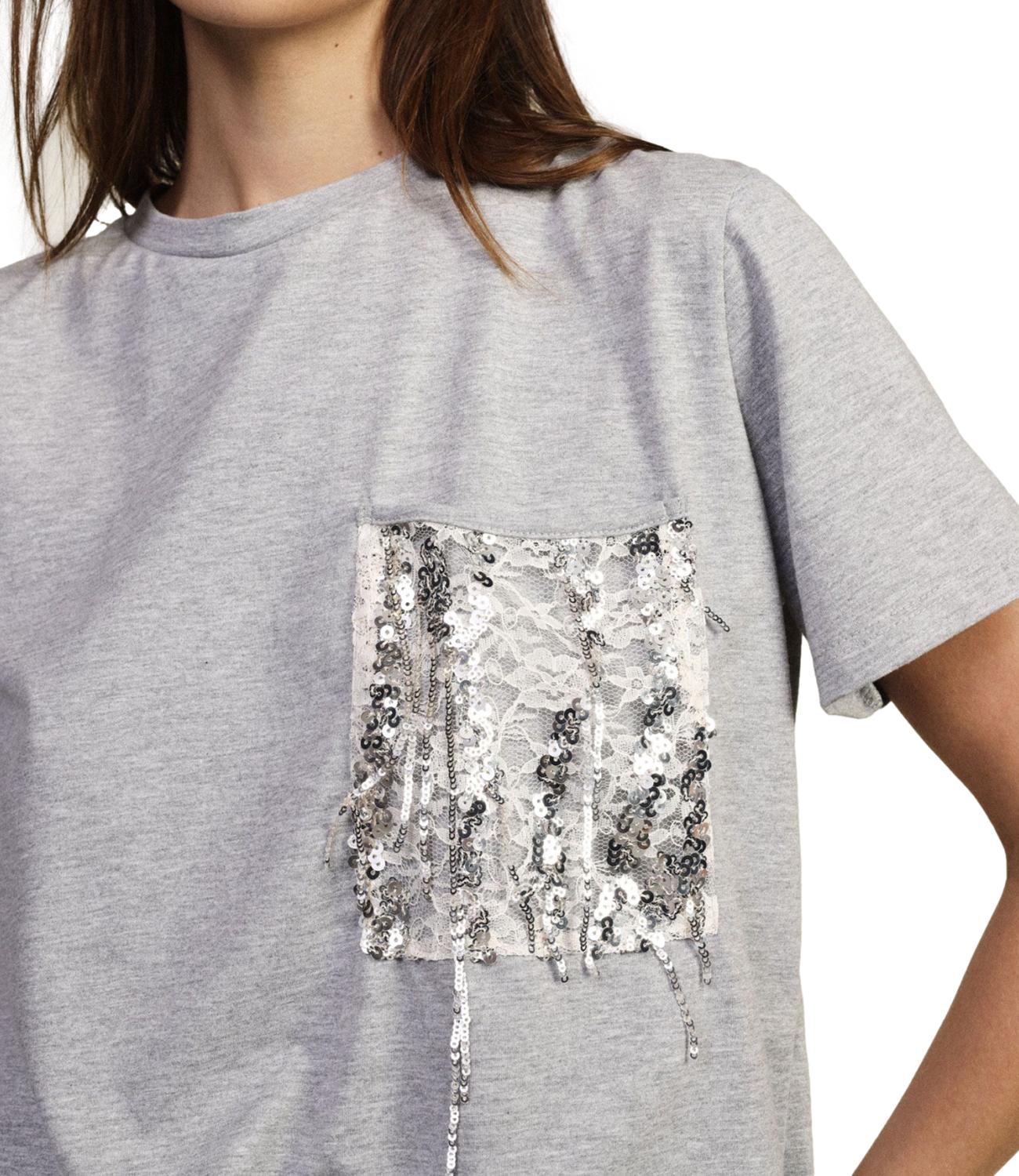 Dixie T-shirt Grigio Chiaro Donna