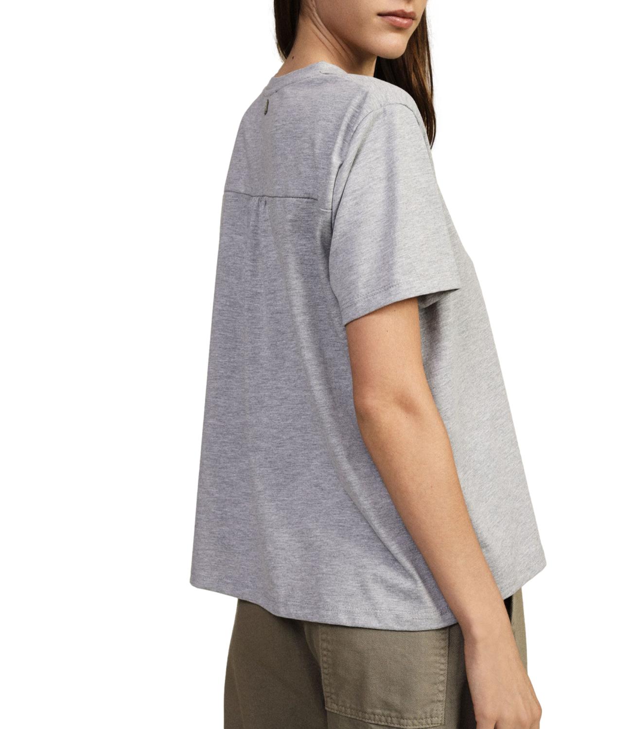 Dixie T-shirt Grigio Chiaro Donna