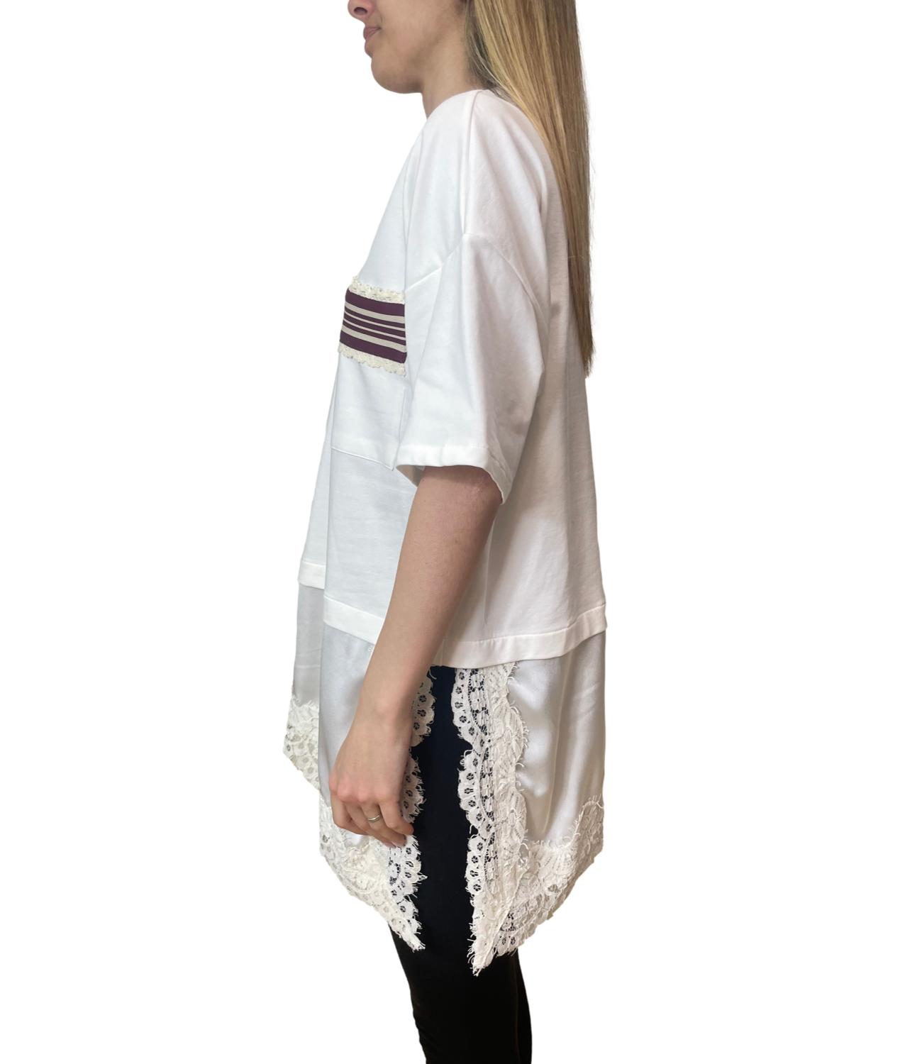 Dixie T-Shirt Latte Donna