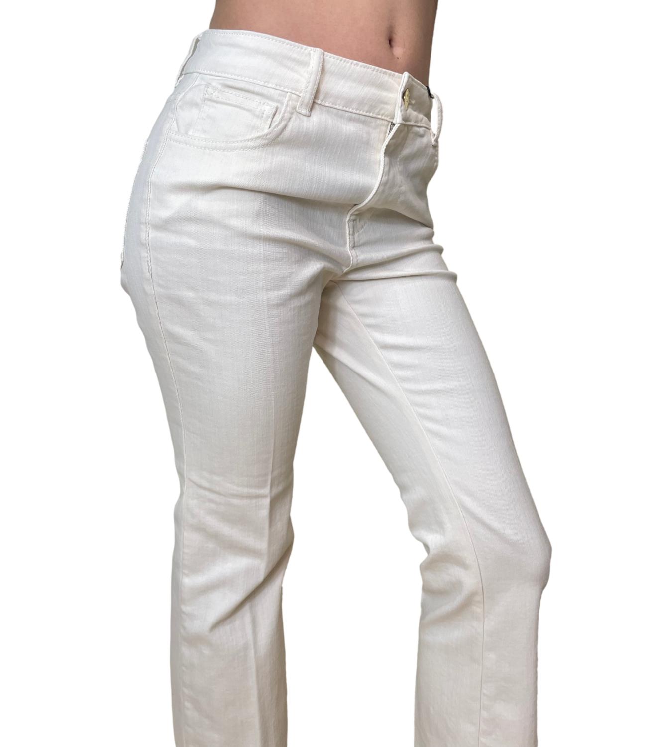 Emme Marella Pantalone Bianco da Donna