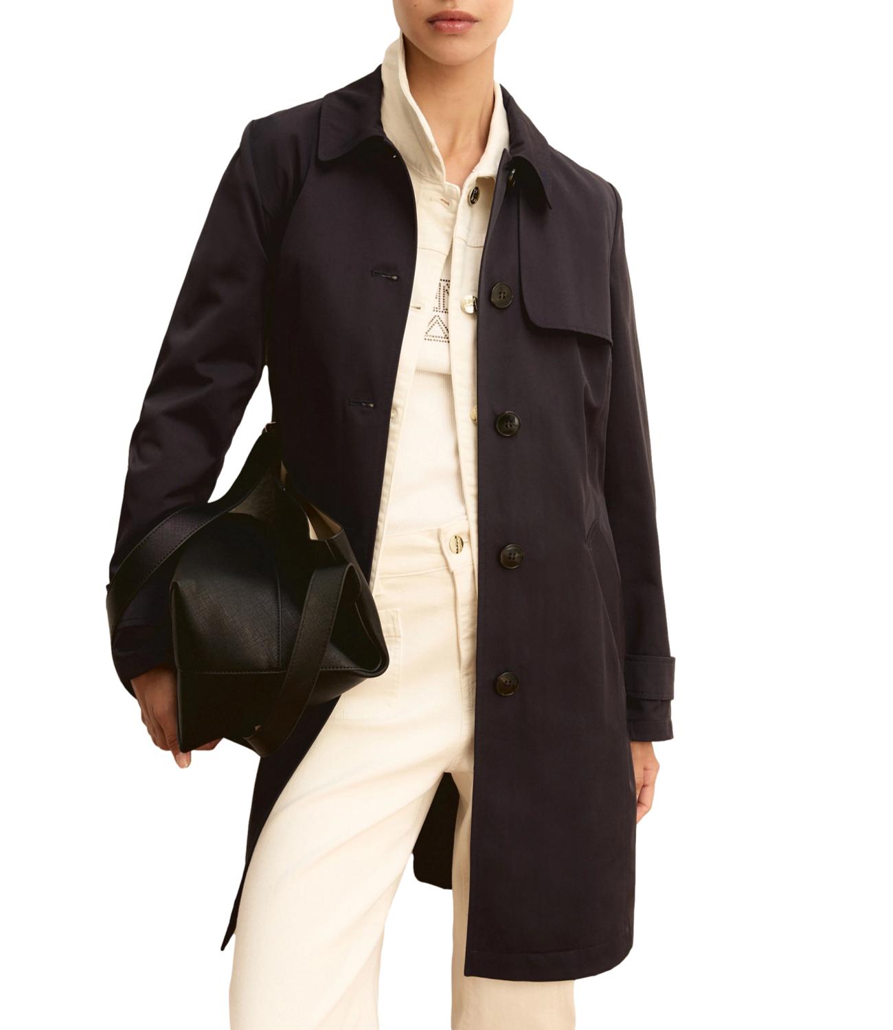 Emme Marella Impermeabile/Trench Blu da Donna