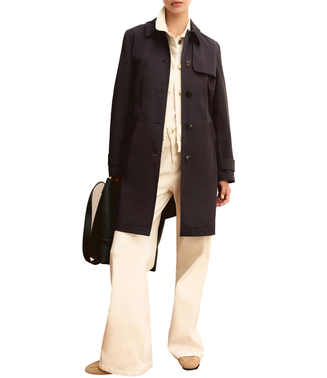 Emme Marella Impermeabile/Trench Blu da Donna