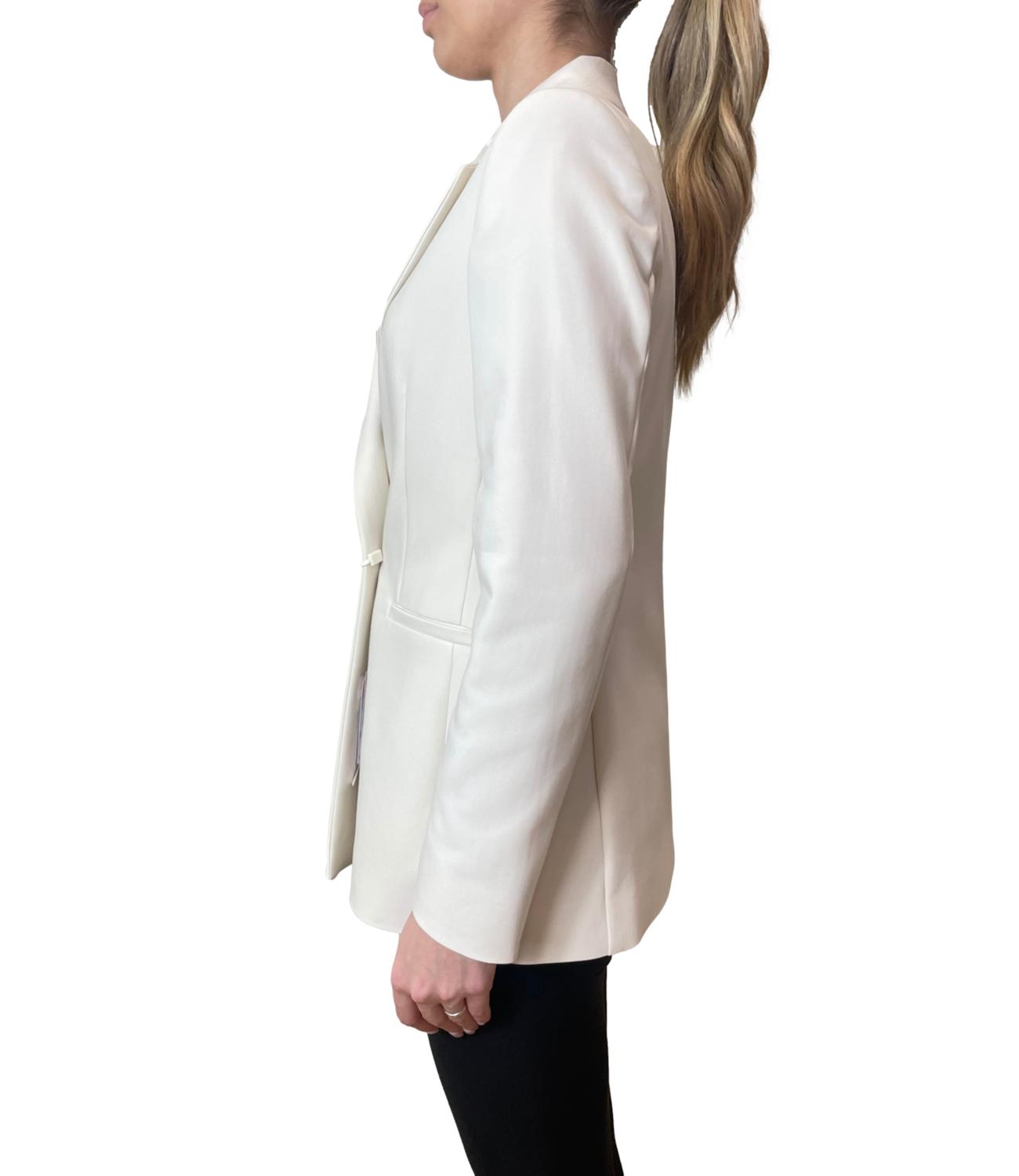 Emme Marella Giacca Bianco Lana da Donna