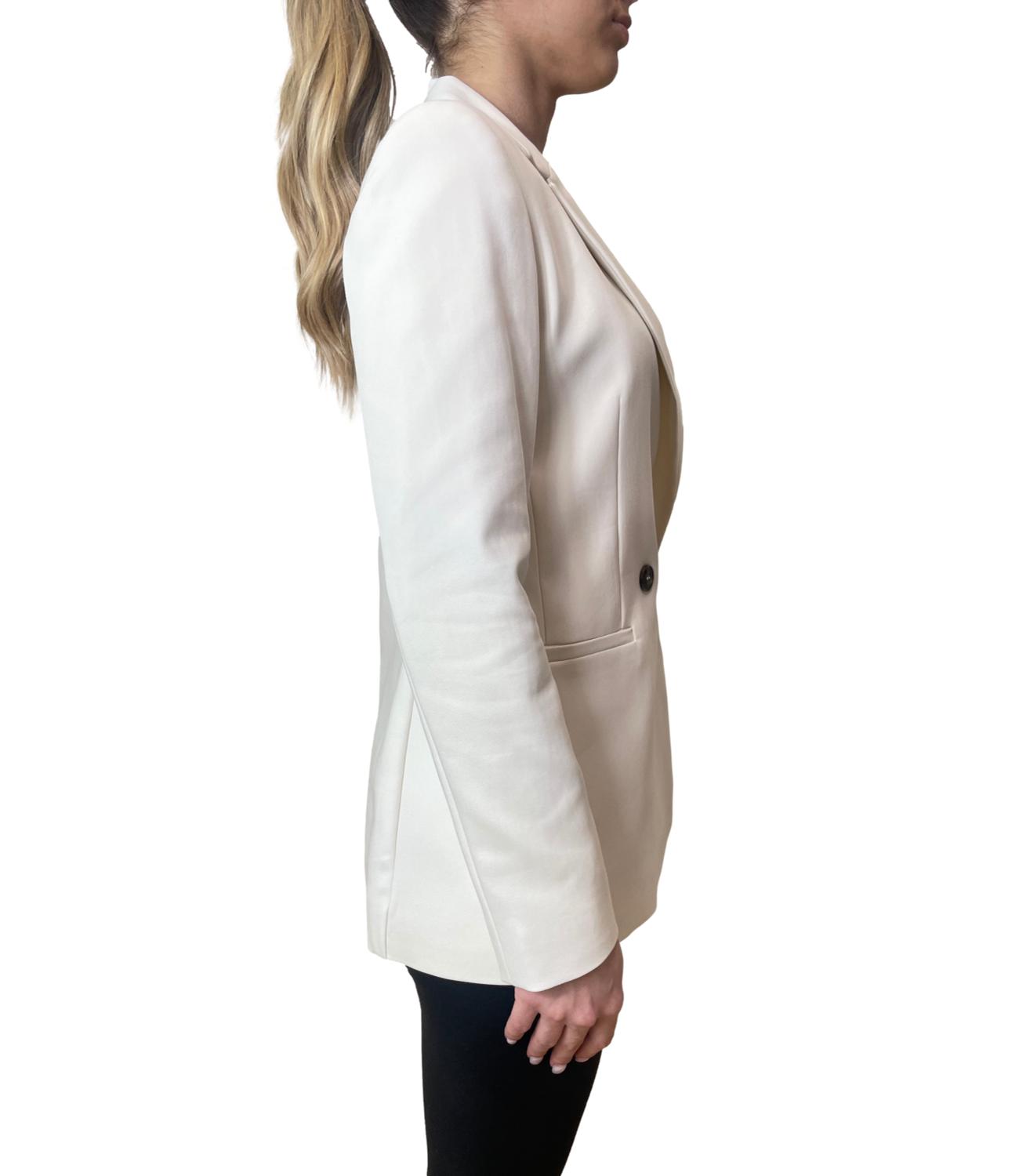 Emme Marella Giacca Bianco Lana da Donna