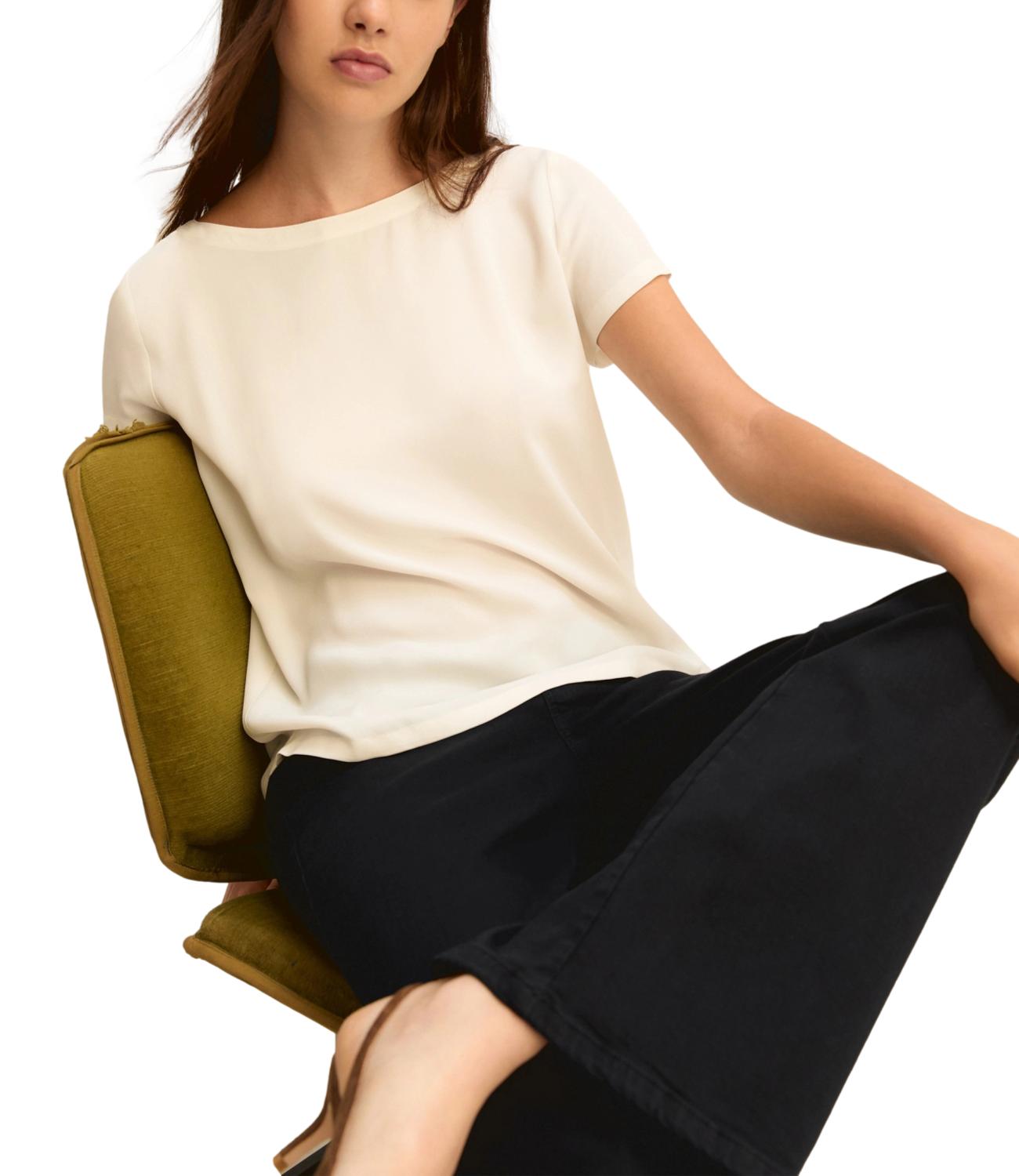 Emme Marella Camicia Bianco Lana da Donna