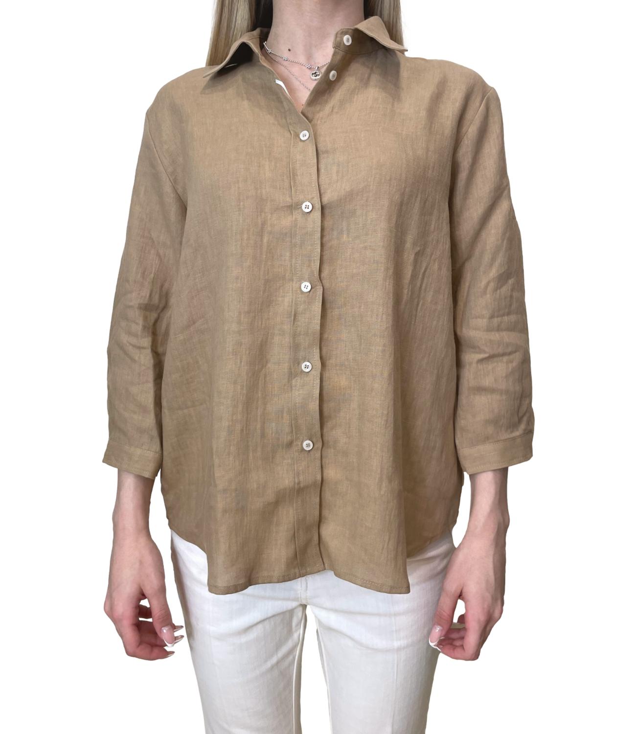 Emme Marella Camicia Emmgirello Ecru Donna