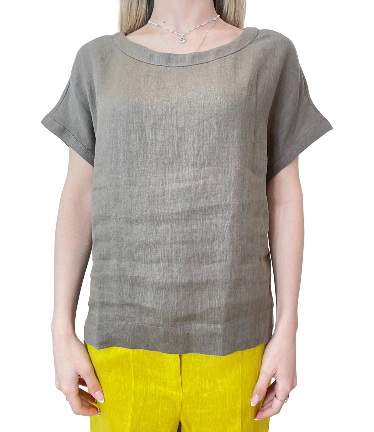 Emme Marella Camicia Tortora da Donna