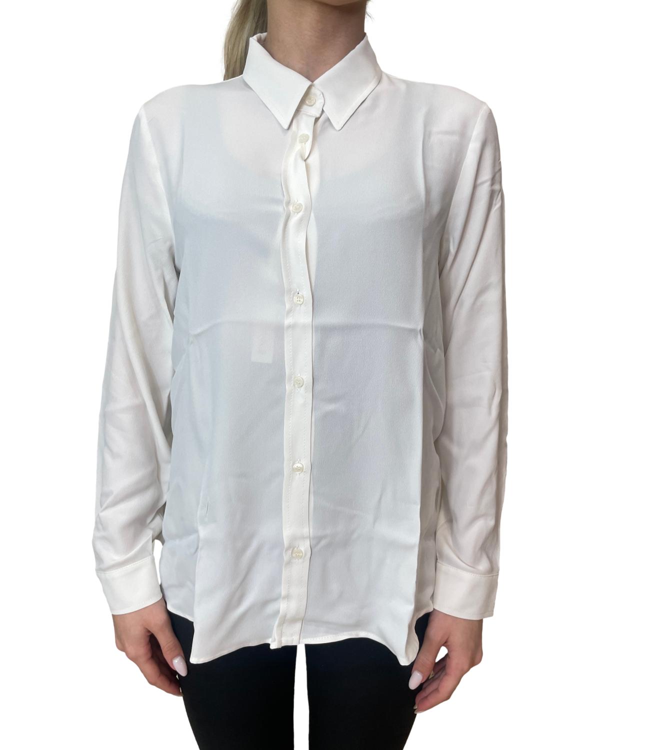 Emme Marella Camicia Bianco Lana da Donna