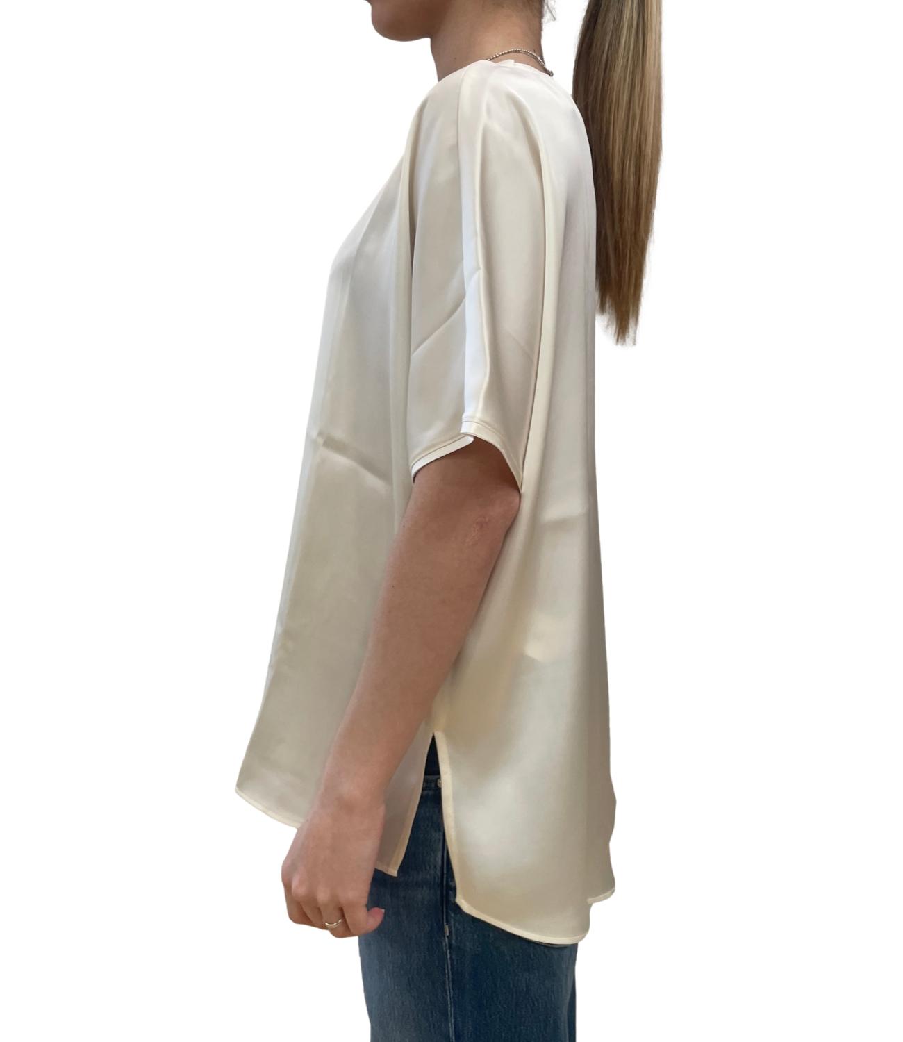 Emme Marella Camicia Emmranghi Bianco Lana Donna