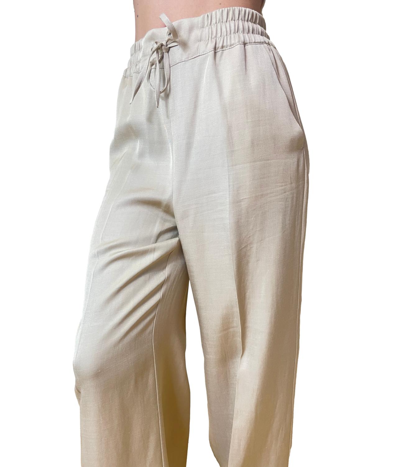 Emme Marella Pantalone Emmpacche Beige Donna