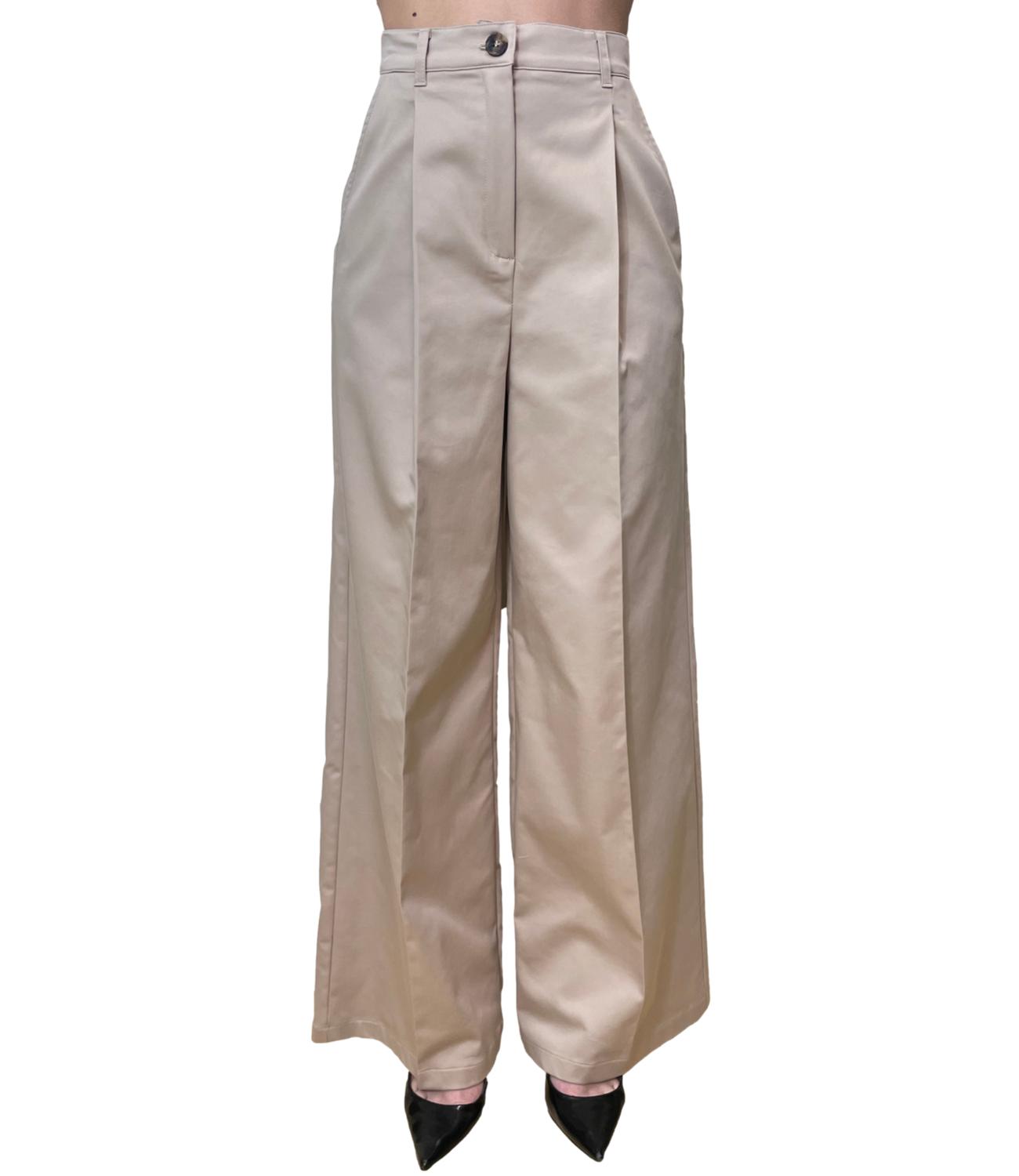 Emme Marella Pantaloni Emmaceri Beige Donna