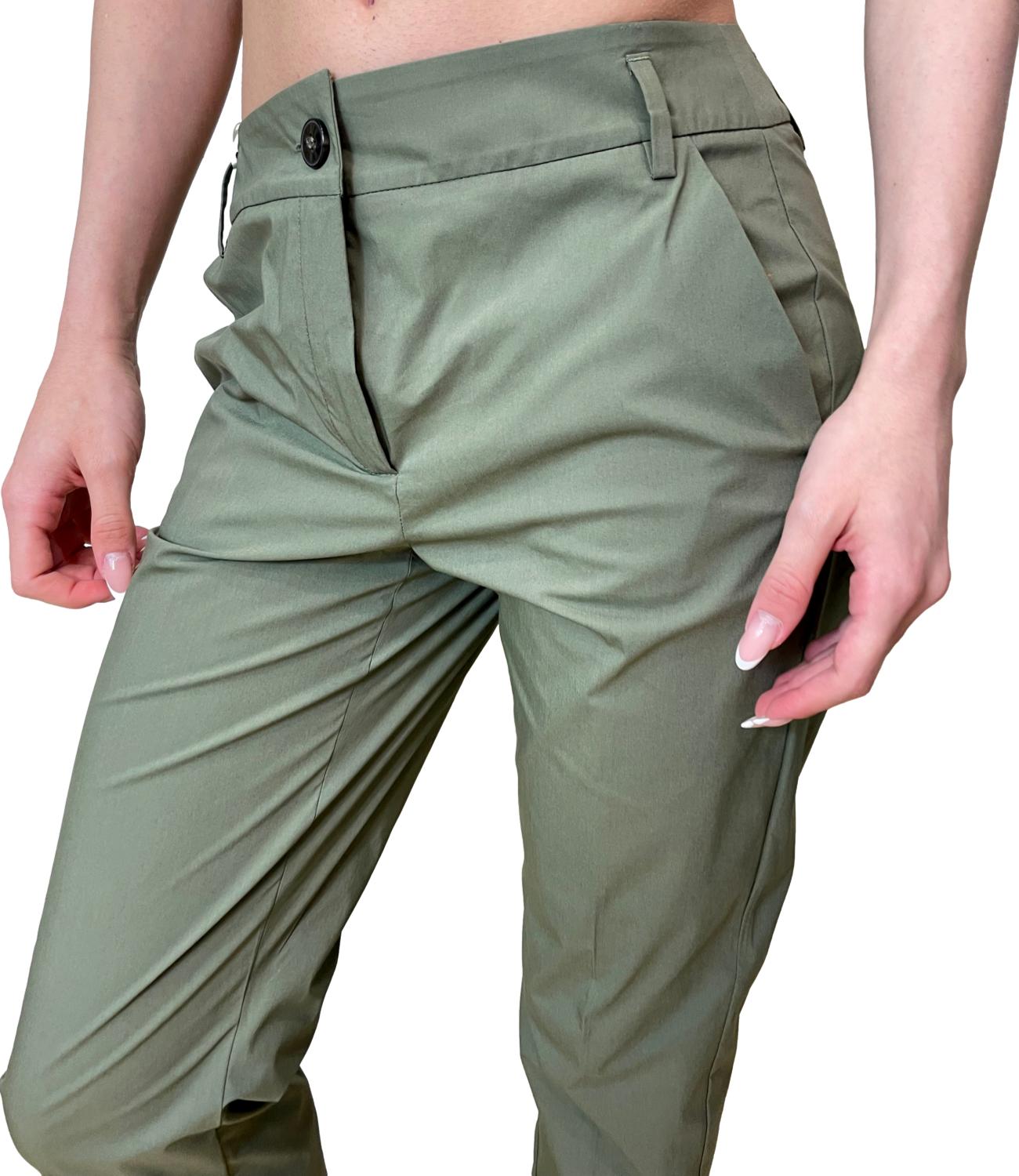 Emme Marella Pantalone Emmsvelto Verde Militare Donna