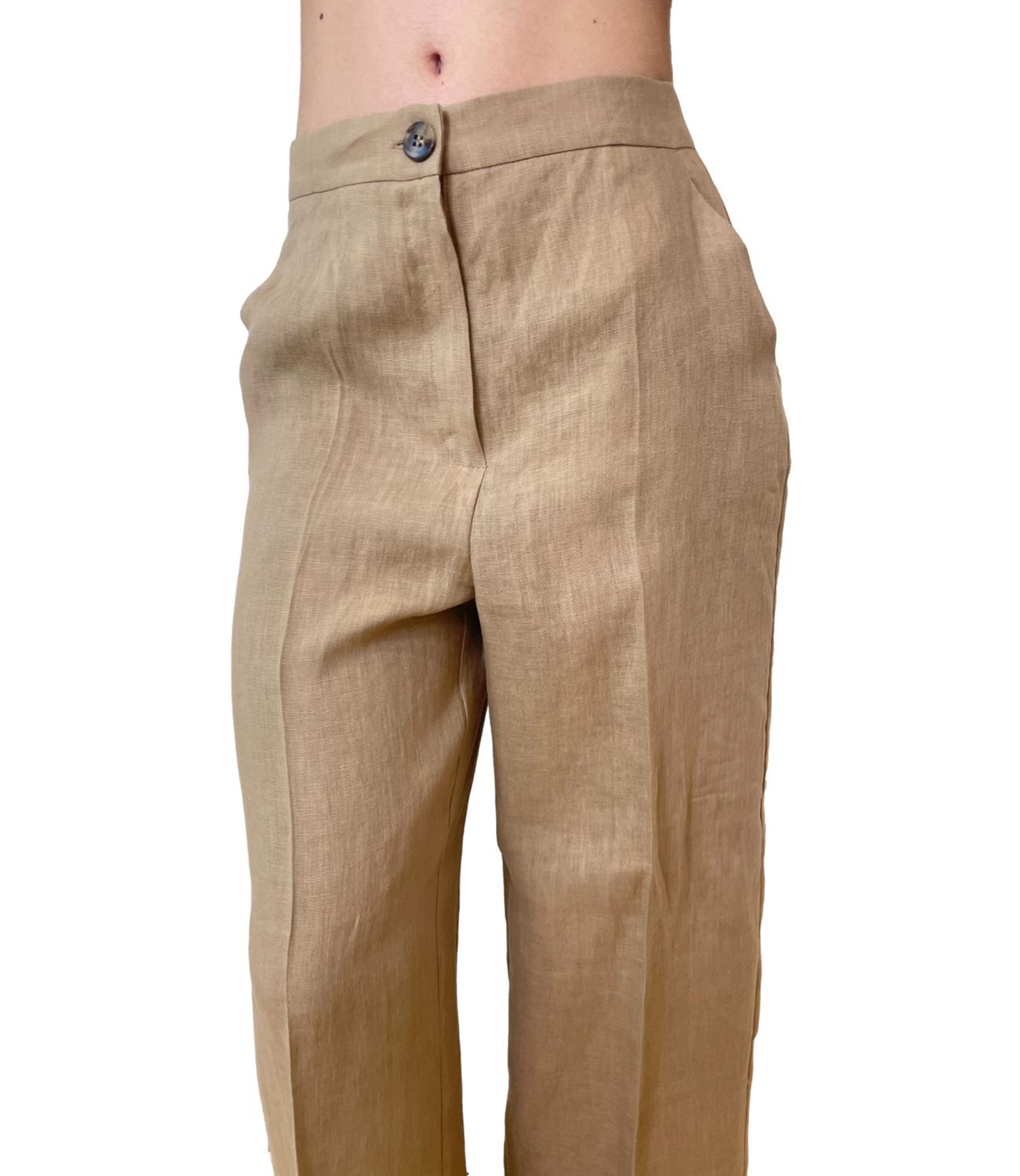 Emme Marella Pantalone Ecru da Donna