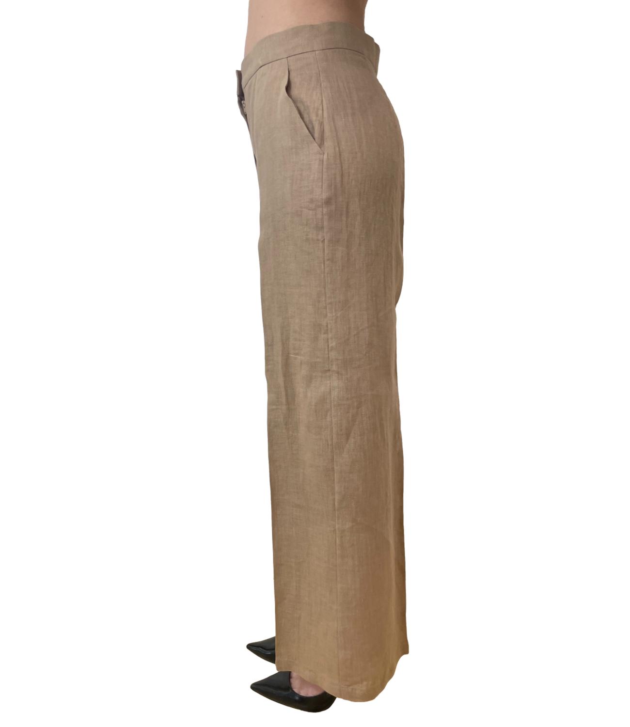 Emme Marella Pantalone Ecru da Donna