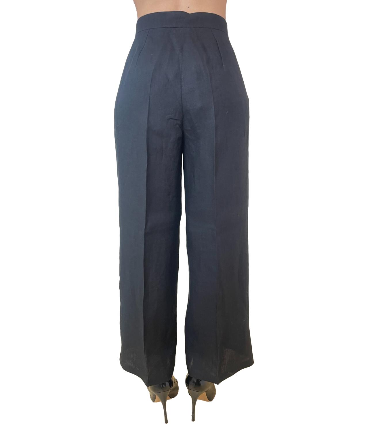 Emme Marella Pantalone Nero da Donna