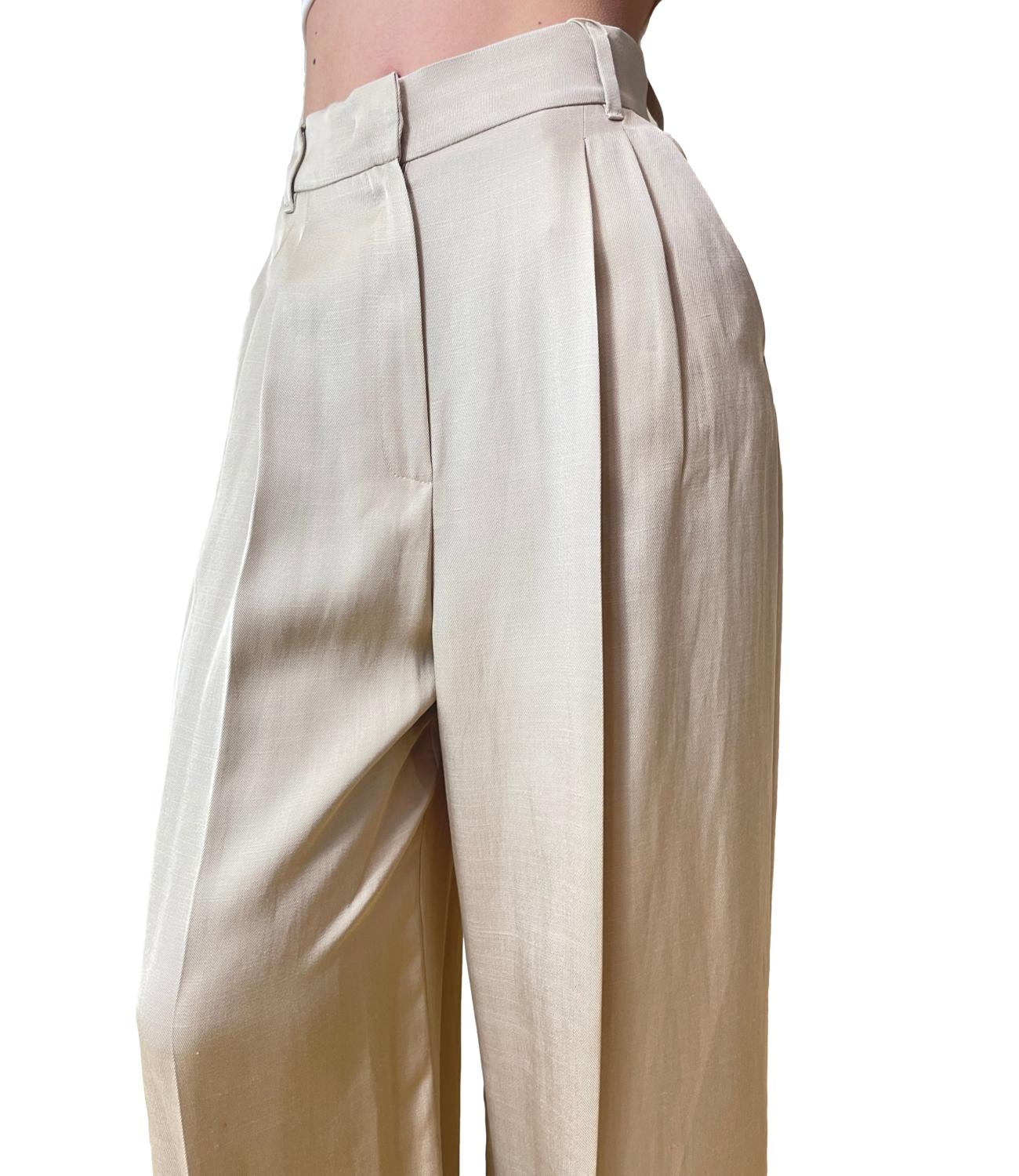 Emme Marella Pantalone Emmadito Beige Donna