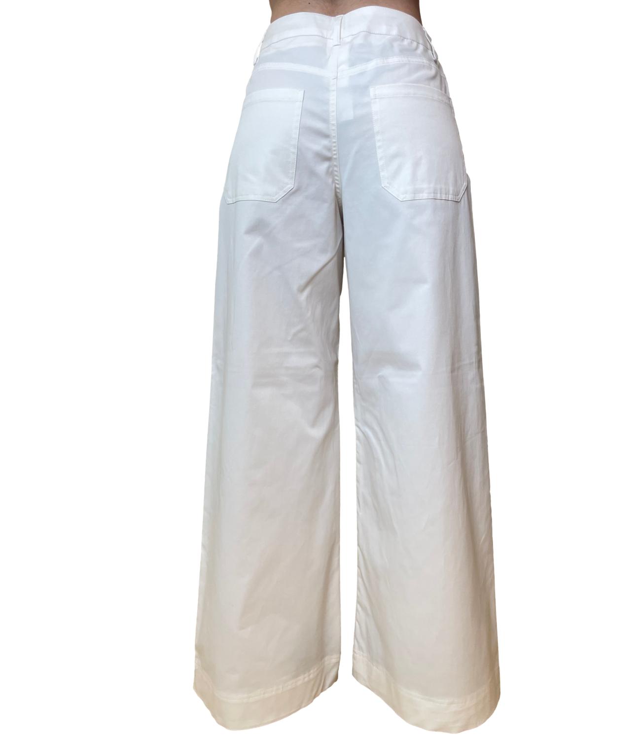 Emme Marella Pantalone Bianco da Donna
