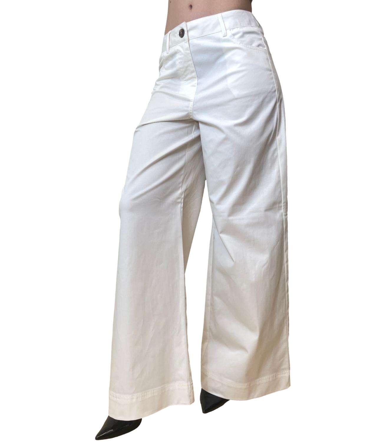 Emme Marella Pantalone Bianco da Donna