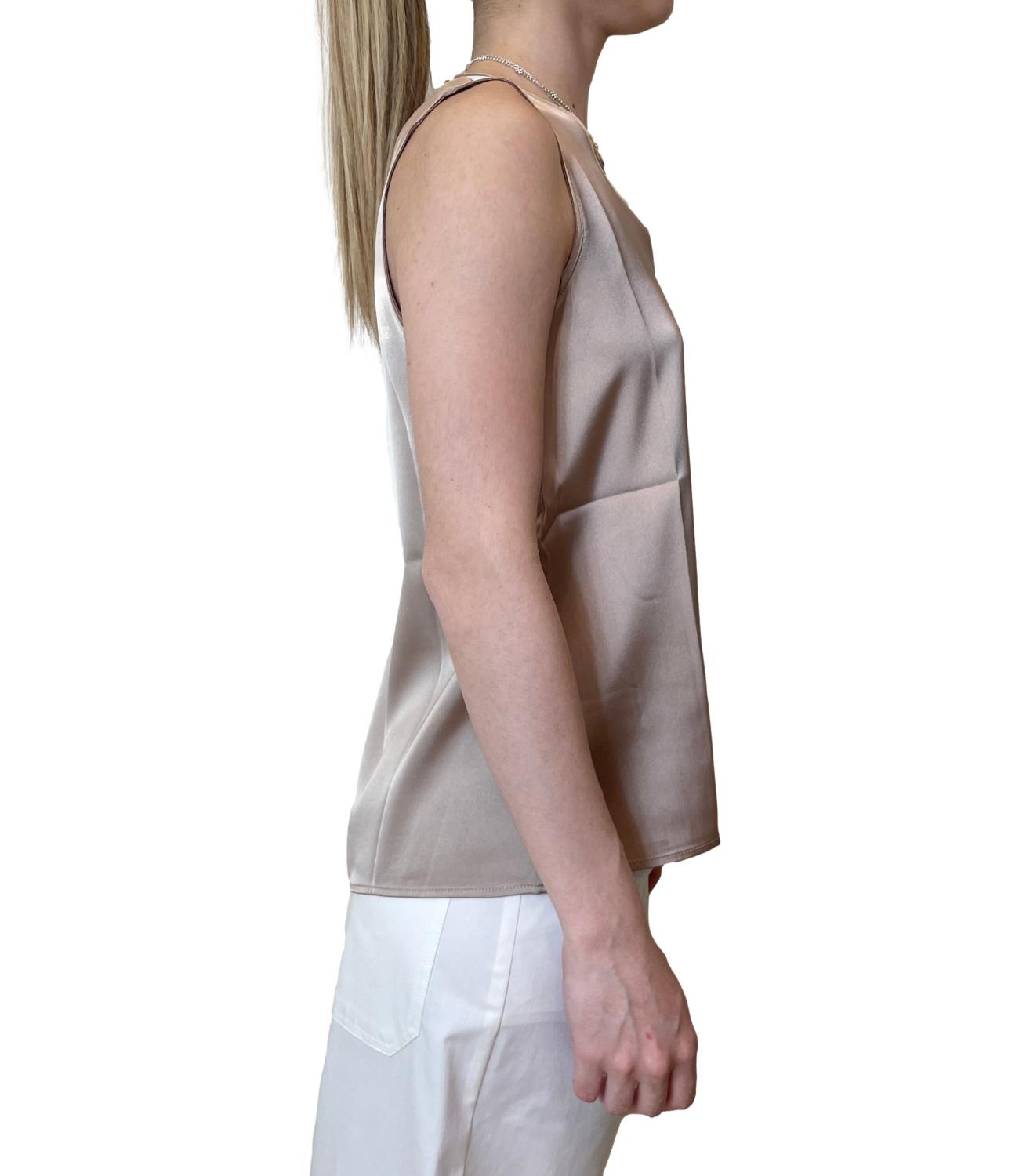 Emme Marella Top Beige da Donna