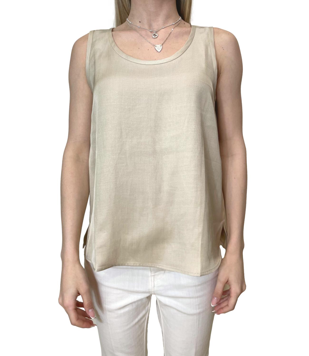 Emme Marella Top Emmnembi1 Beige Donna