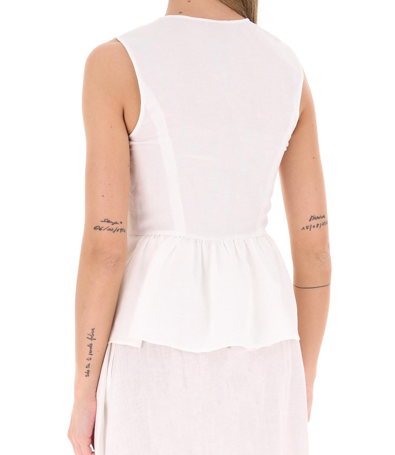Emme Marella Top Bianco da Donna