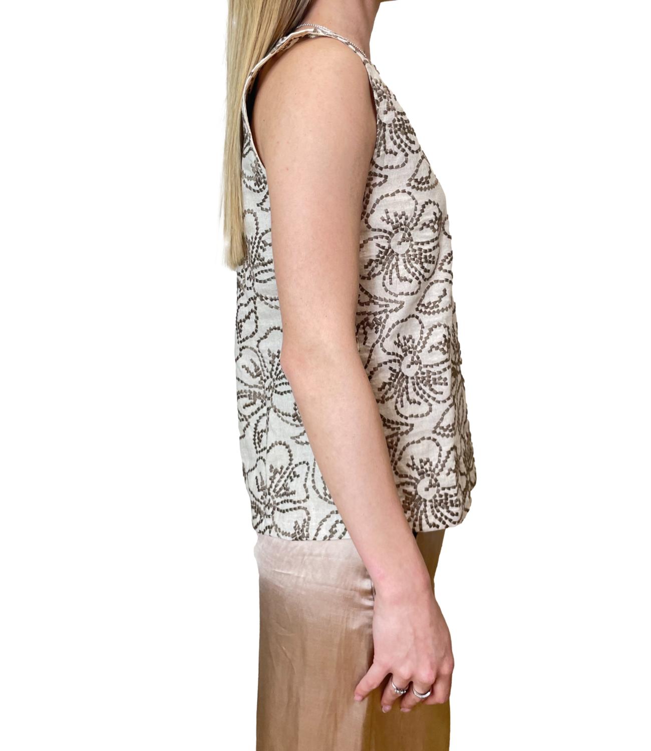 EMME MARELLA Top tortora donna