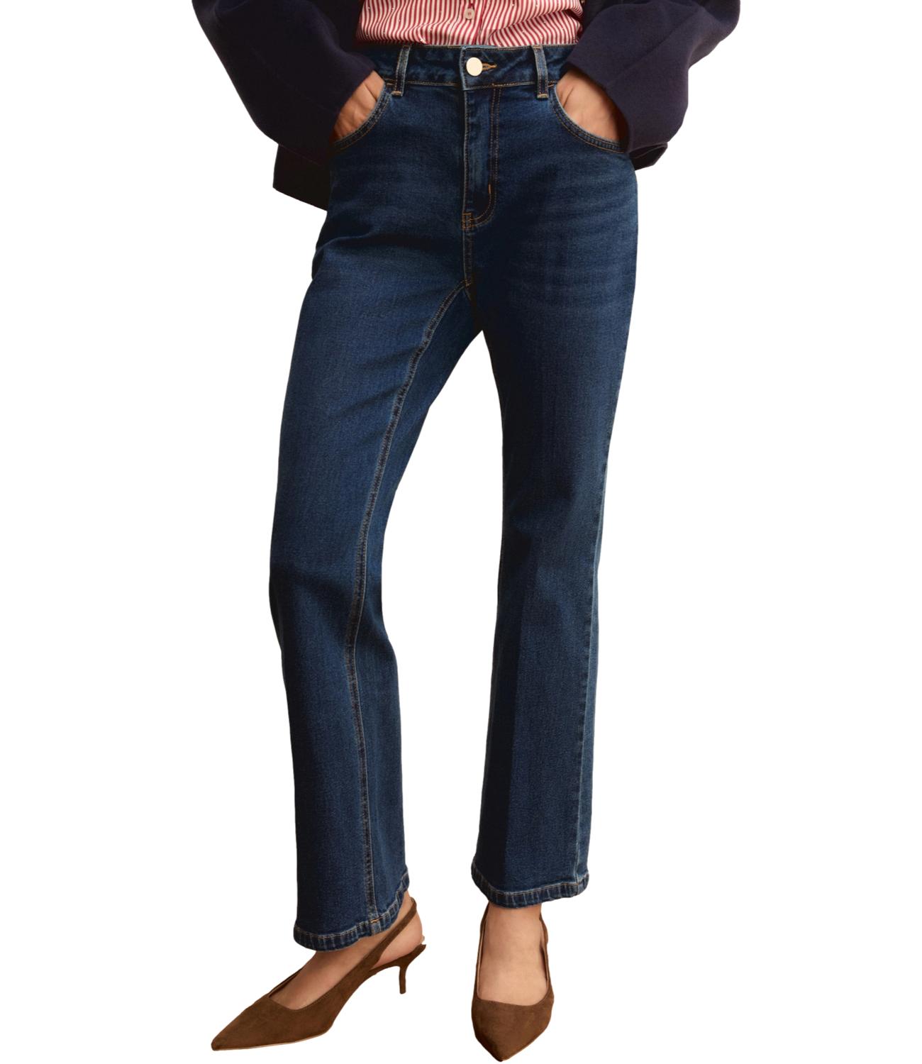 Emme Marella Jeans Emmslimflare Blu Scuro Donna