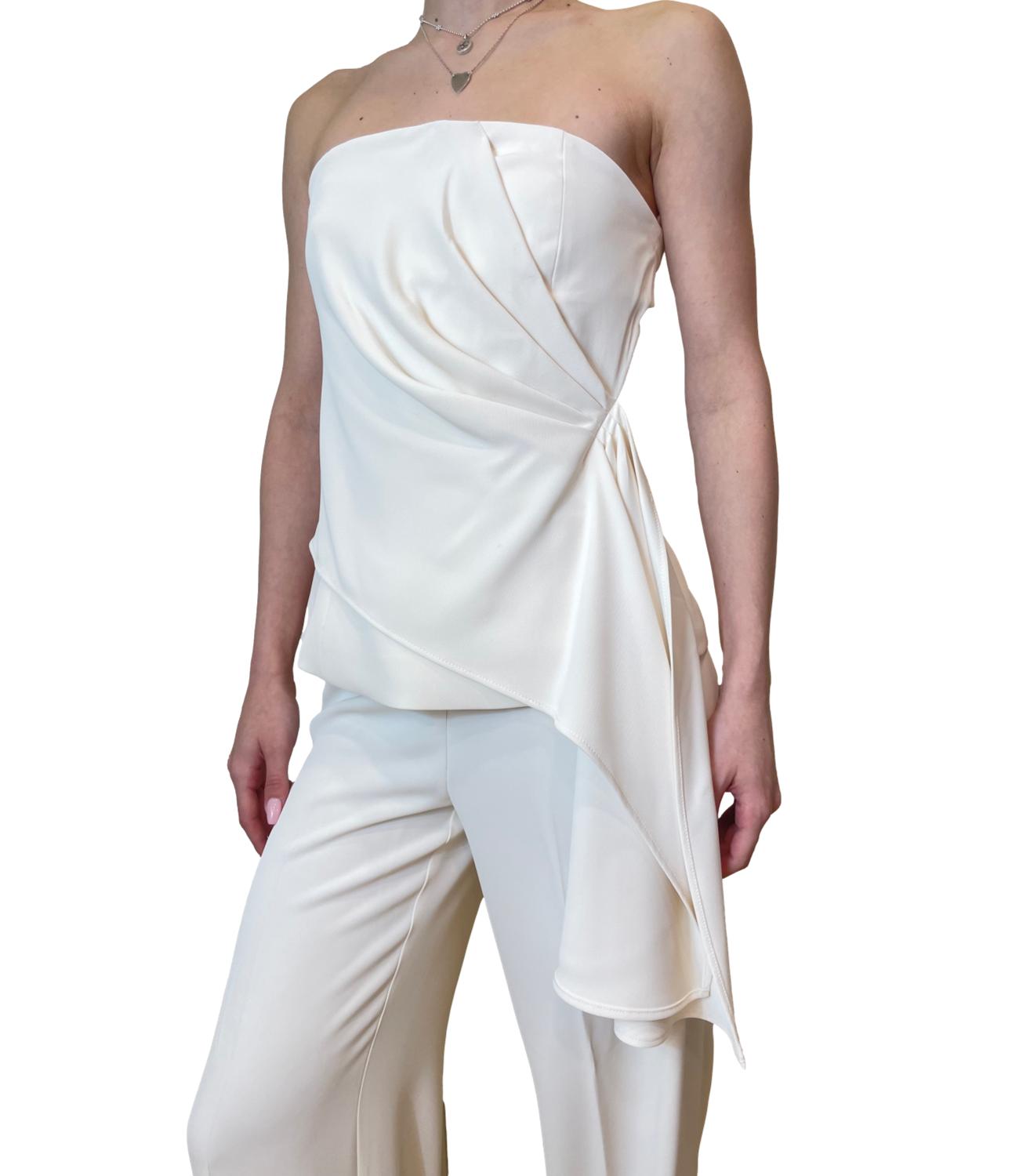 Emme Marella Completo Emmnido Bianco Lana Donna