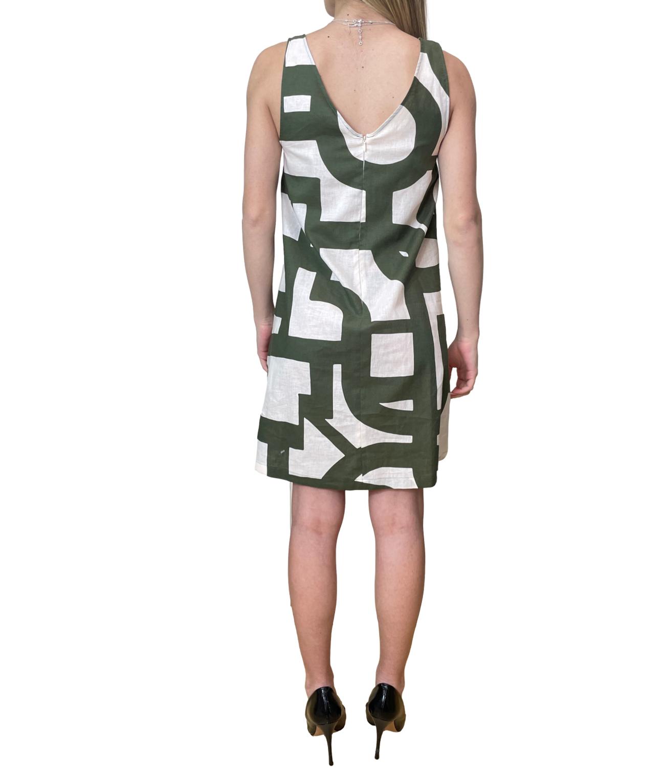 Emme Marella Abito Verde Militare da Donna