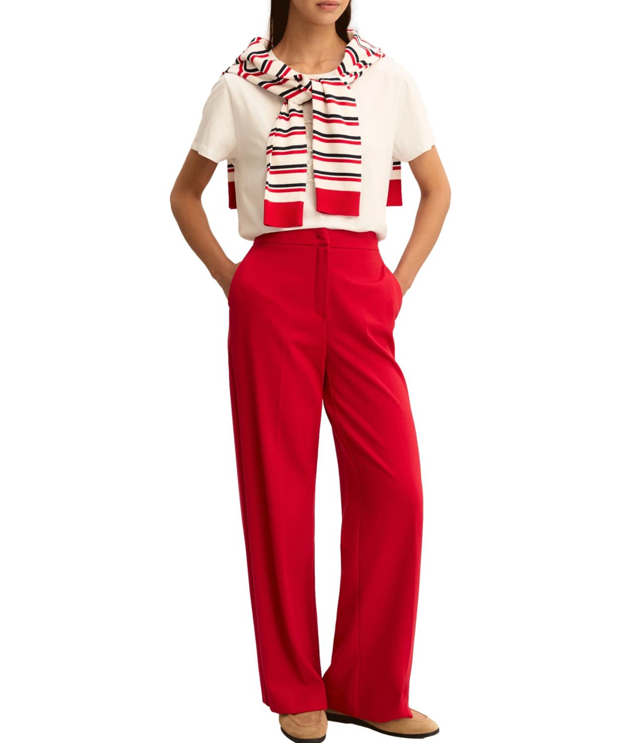 Emme Marella Pantalone Rosso da Donna