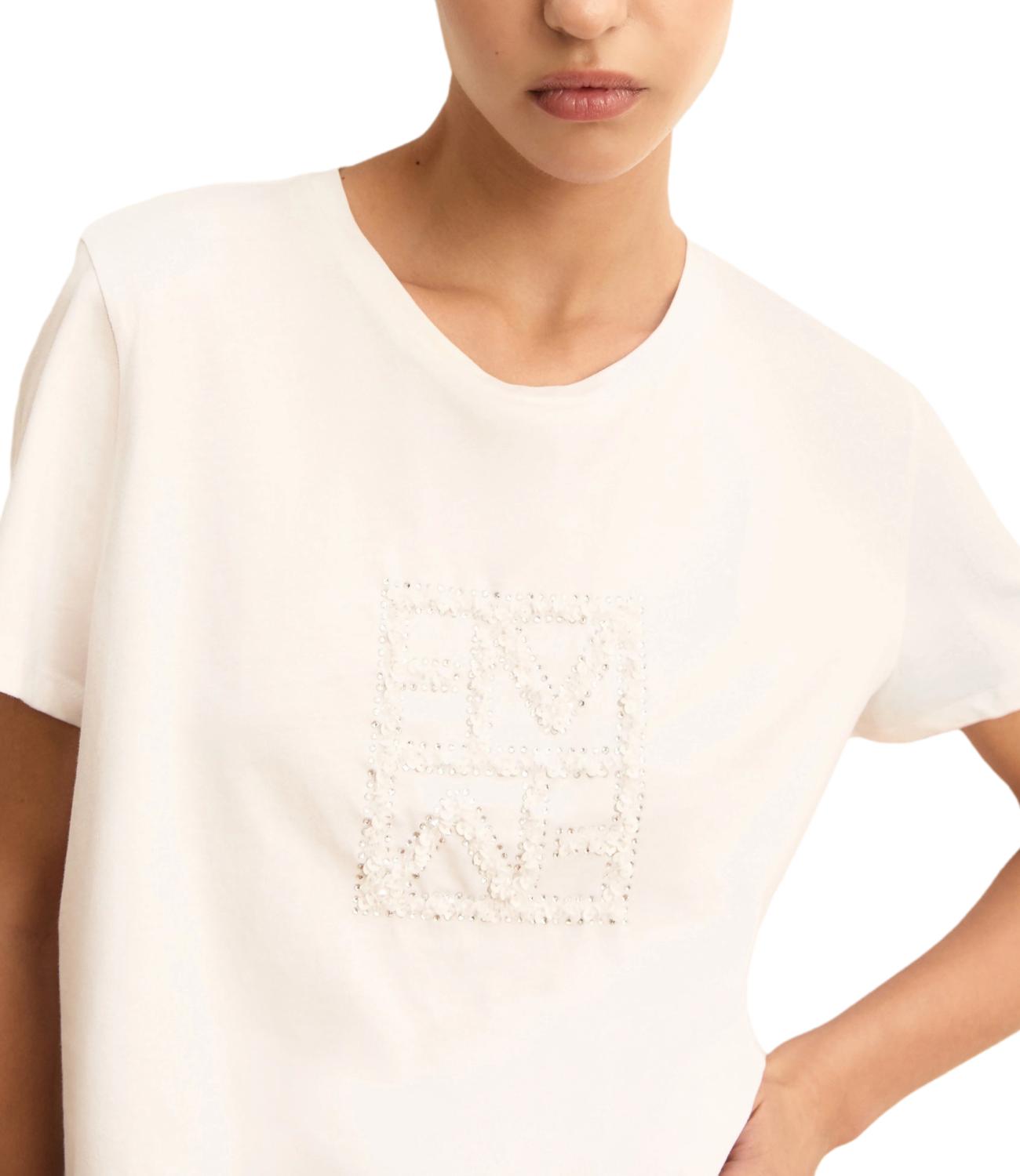 Emme Marella T-Shirt Bianco da Donna