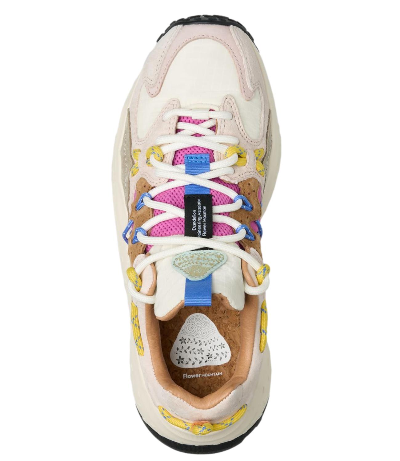 Flower Mountain Sneakers Cipria/Stone/Fuchsia Donna