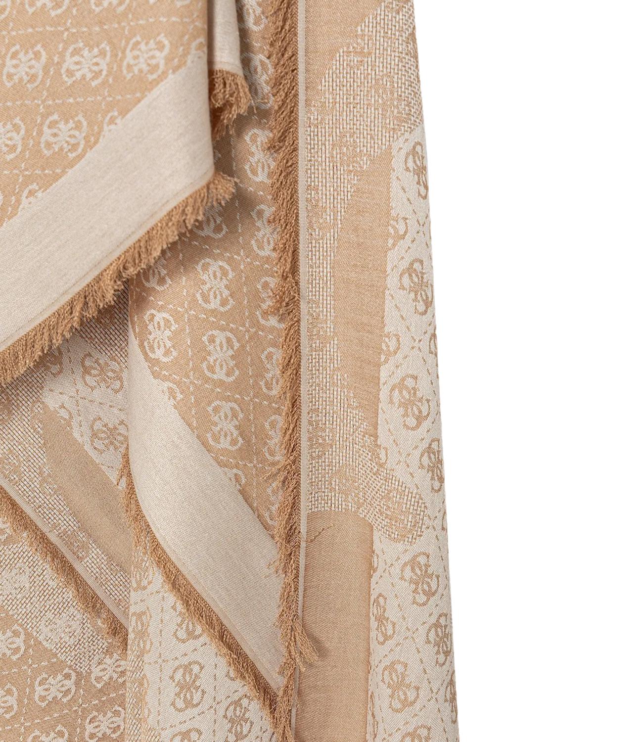 Guess Foulard Erica Beige Donna